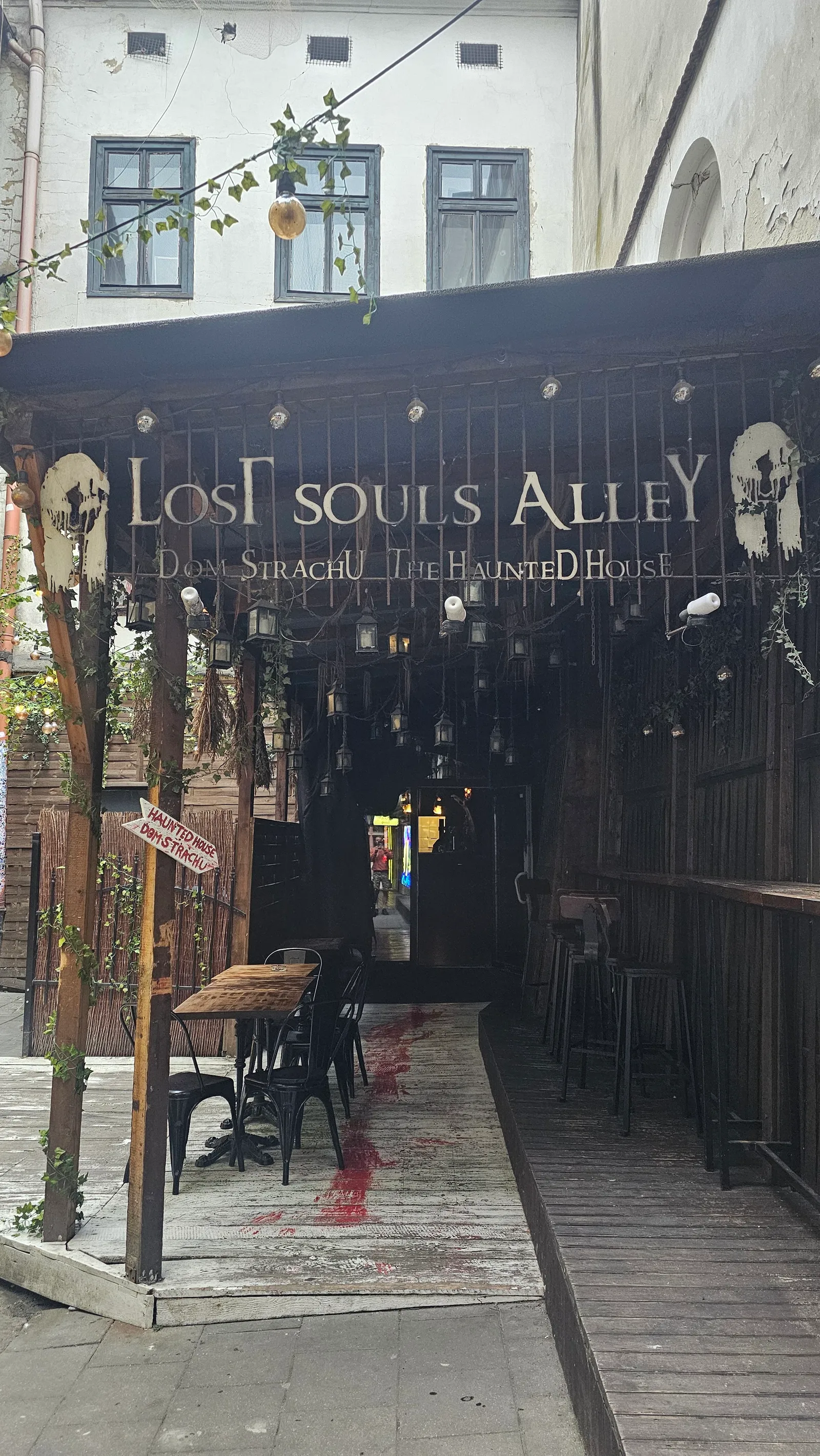 Interior at Lost Souls Alley Kraków — travel photo