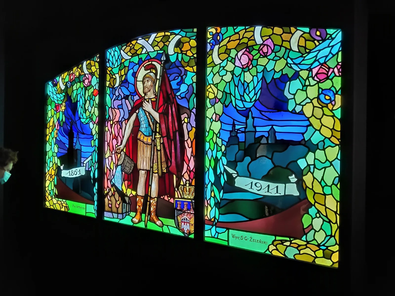 Interior at muWi Stained Glass Museum Kraków — travel photo