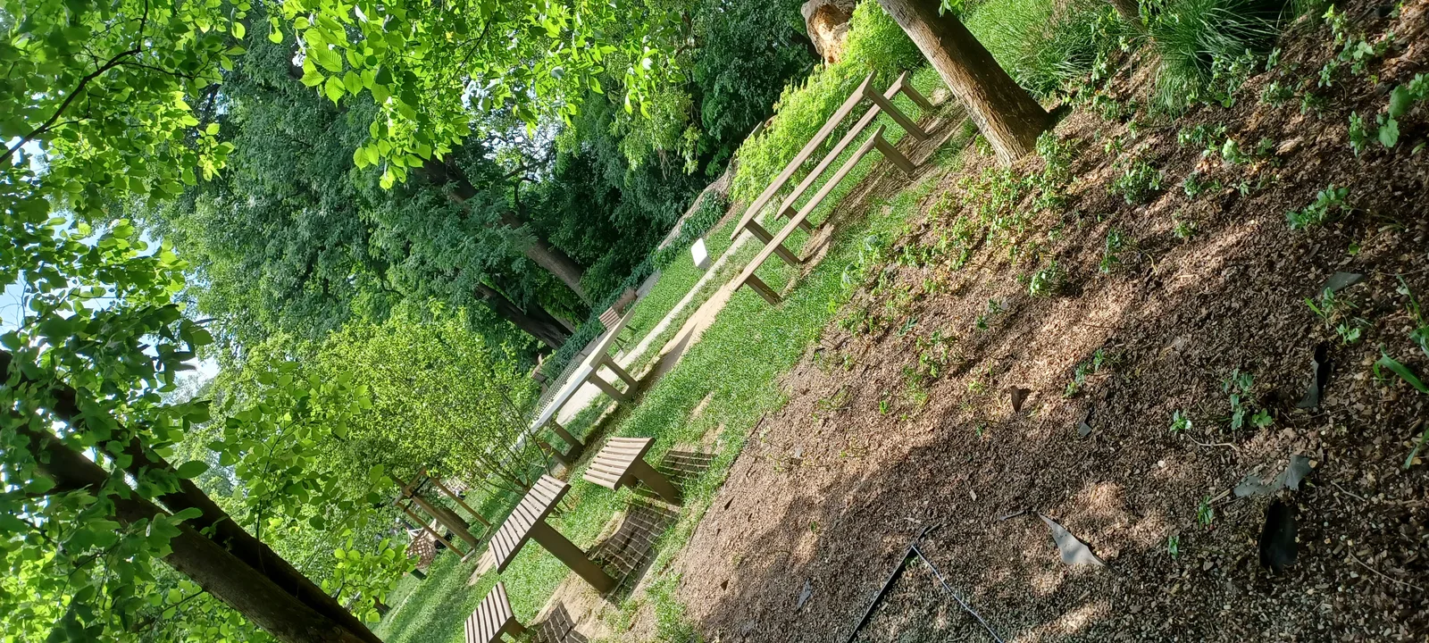 Main view at Park kieszonkowy „Ogród nad Sudołem” Kraków — travel photo