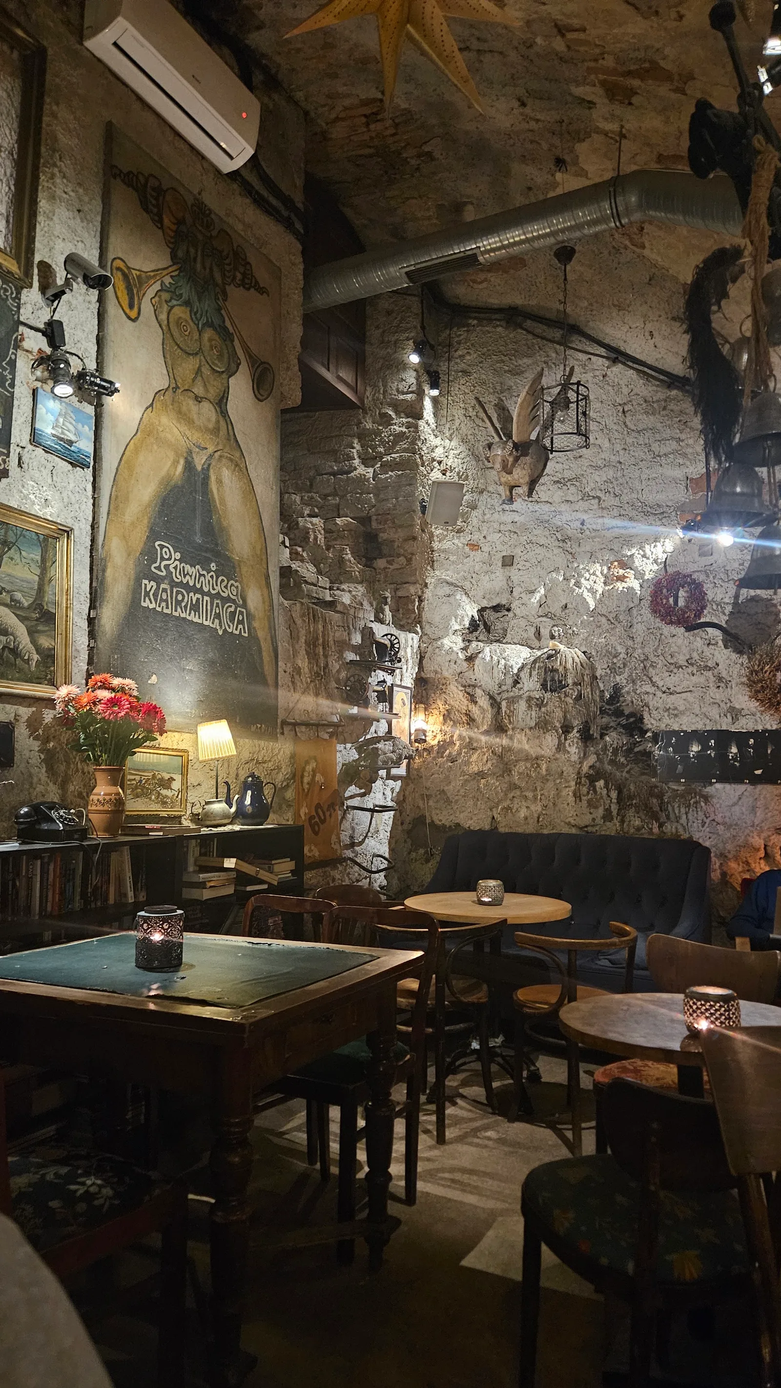 Interior at Piwnica Pod Baranami Kraków — travel photo