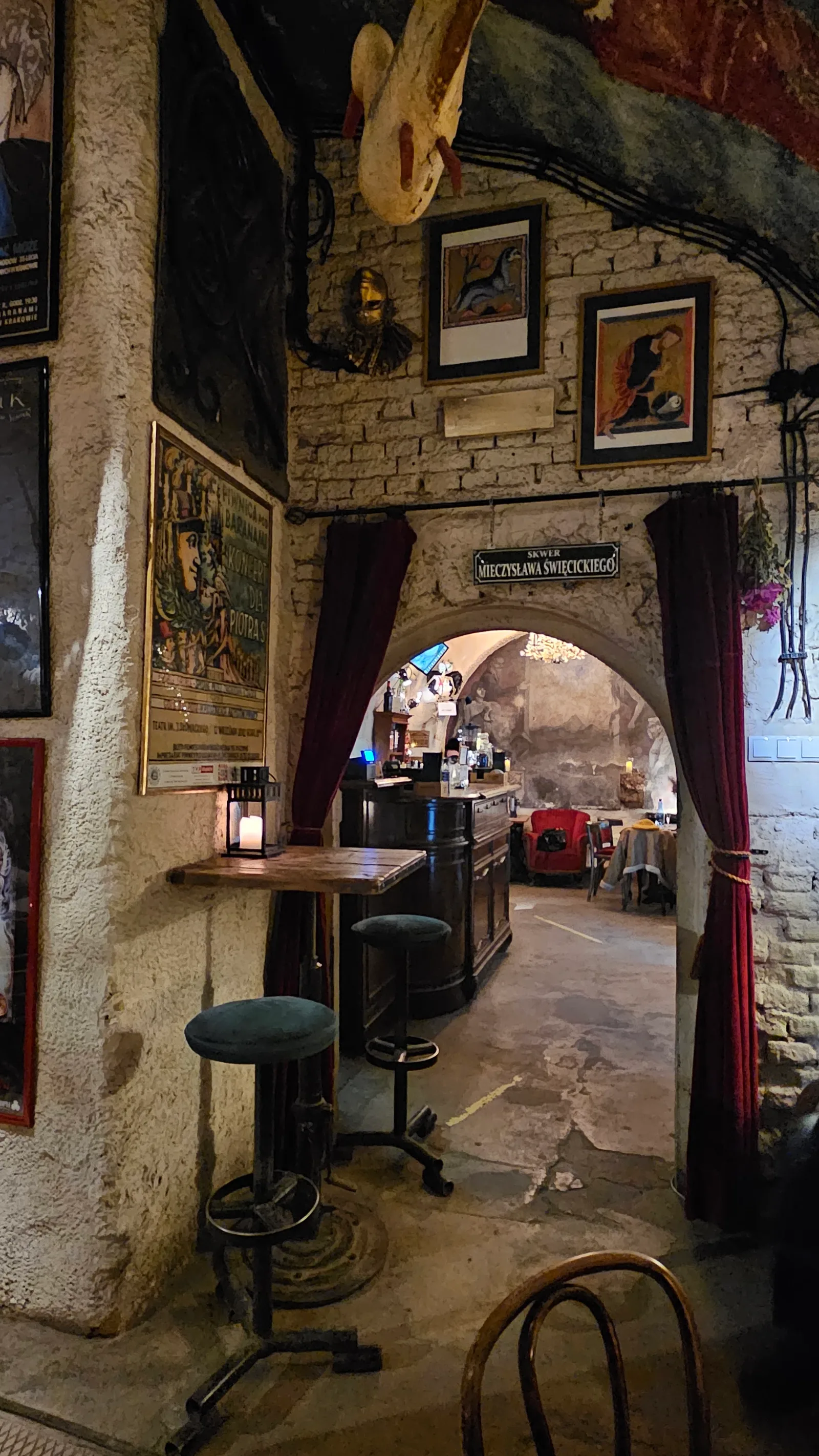 Atmosphere at Piwnica Pod Baranami Kraków — travel photo