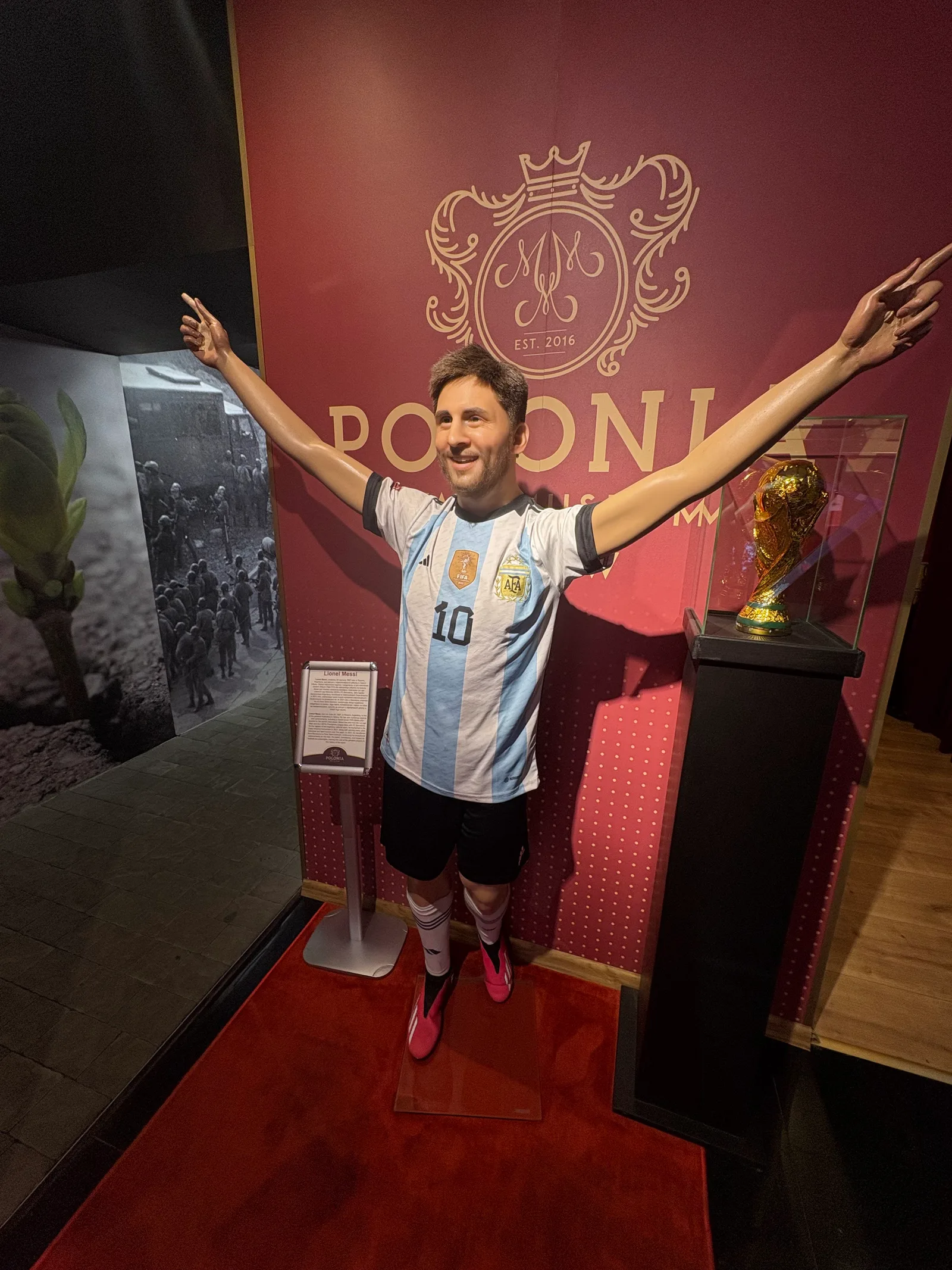 Atmosphere at Polonia Wax Museum Kraków — travel photo