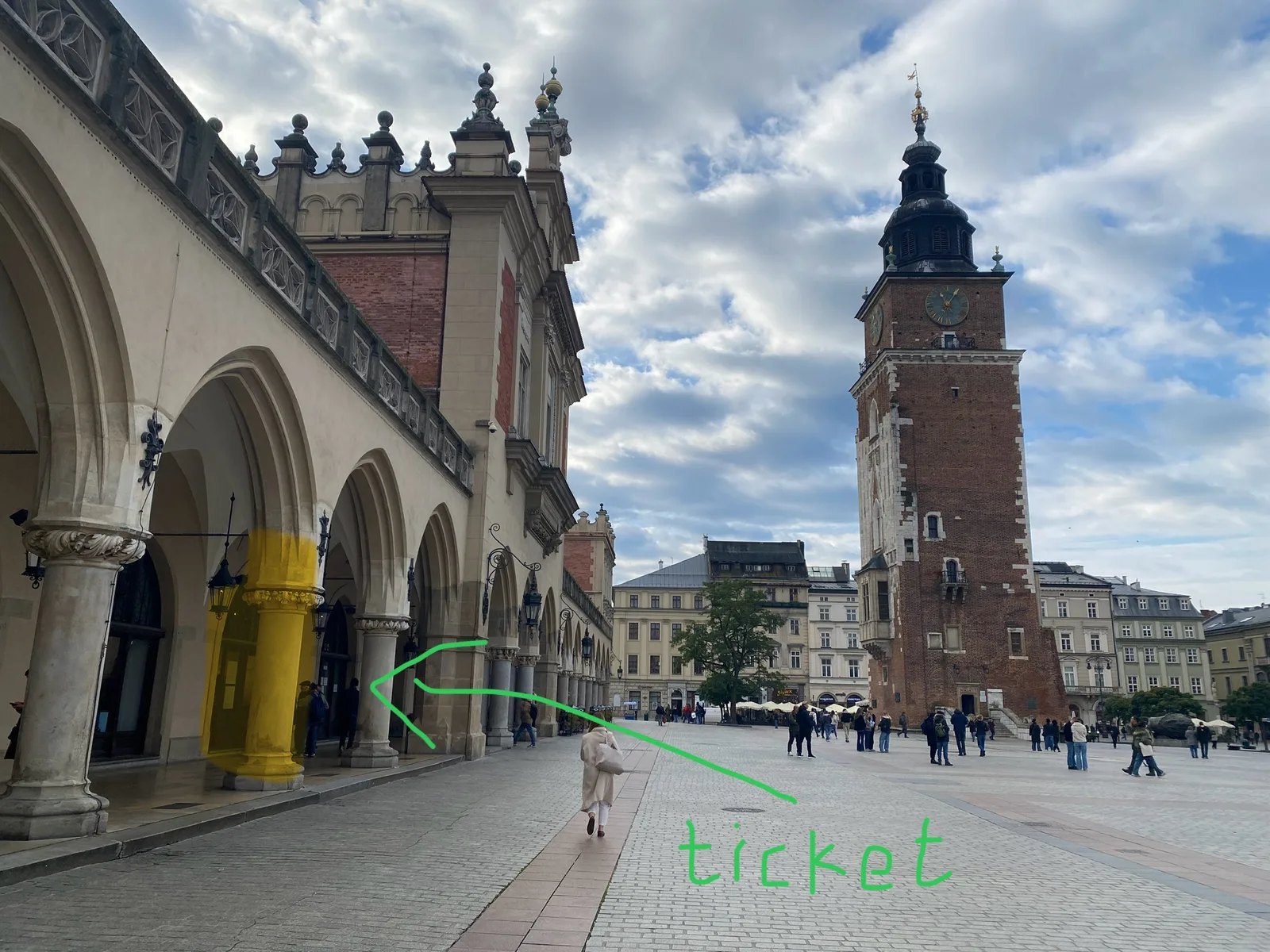Atmosphere at Rynek Underground Museum Kraków — travel photo
