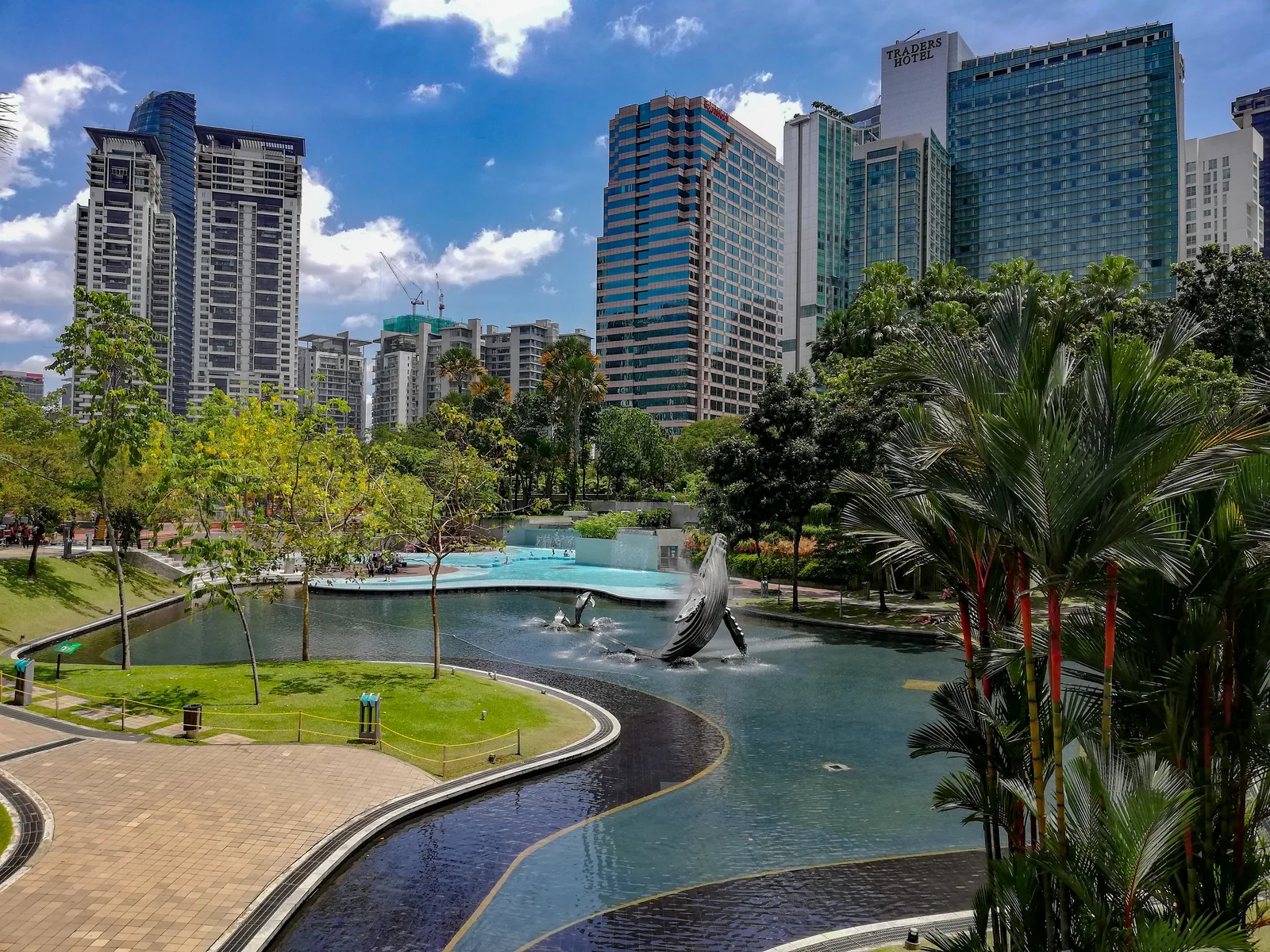 Main view at KLCC Park Kuala Lumpur — travel photo
