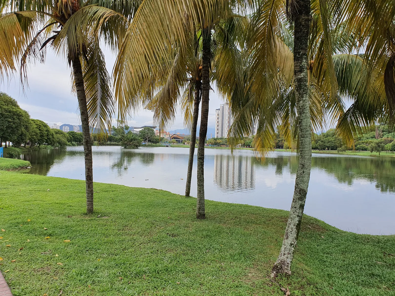 Main view at Taman Tasik Metropolitan Kepong Kuala Lumpur — travel photo
