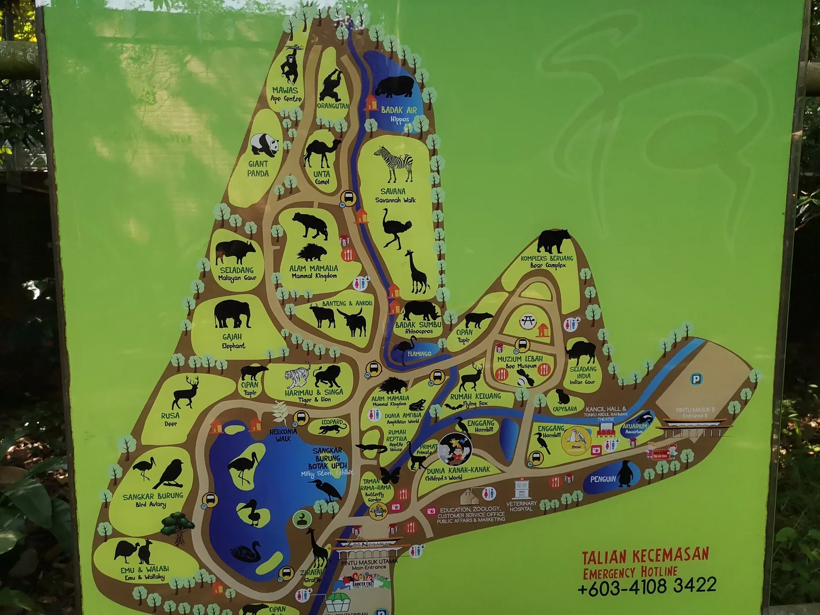 Atmosphere at Zoo Negara Malaysia Kuala Lumpur — travel photo