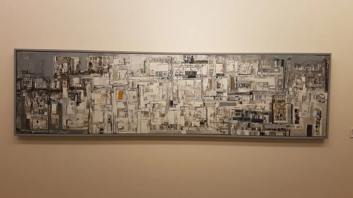 Main view at Arpad Szenes - Vieira da Silva Foundation Lisbon — travel photo