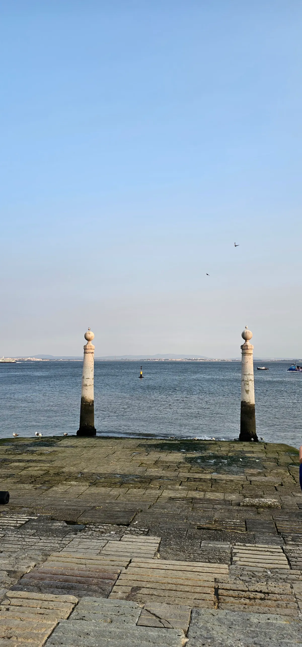 Main view at Cais das Colunas Lisbon — travel photo