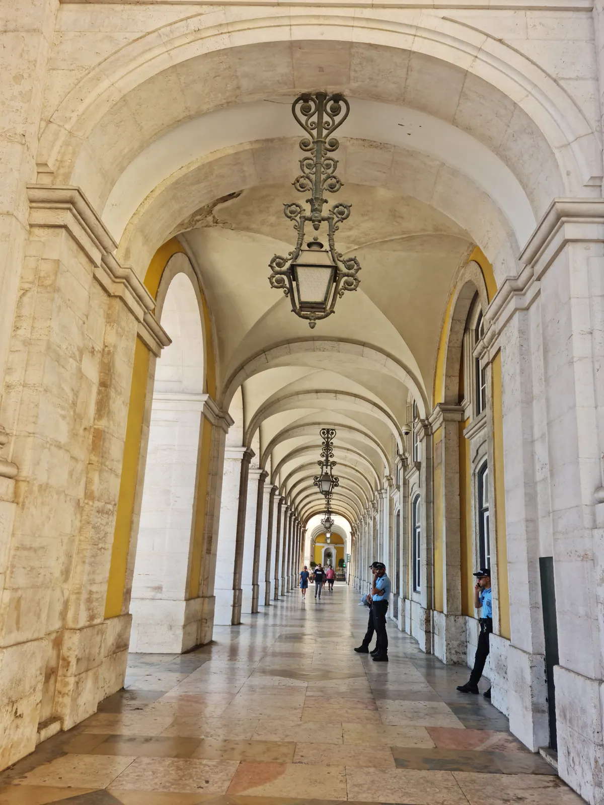 Atmosphere at Cais das Colunas Lisbon — travel photo