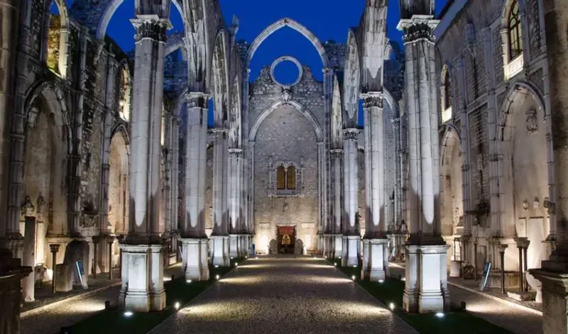 Carmo Archaeological Museum in Lisbon
