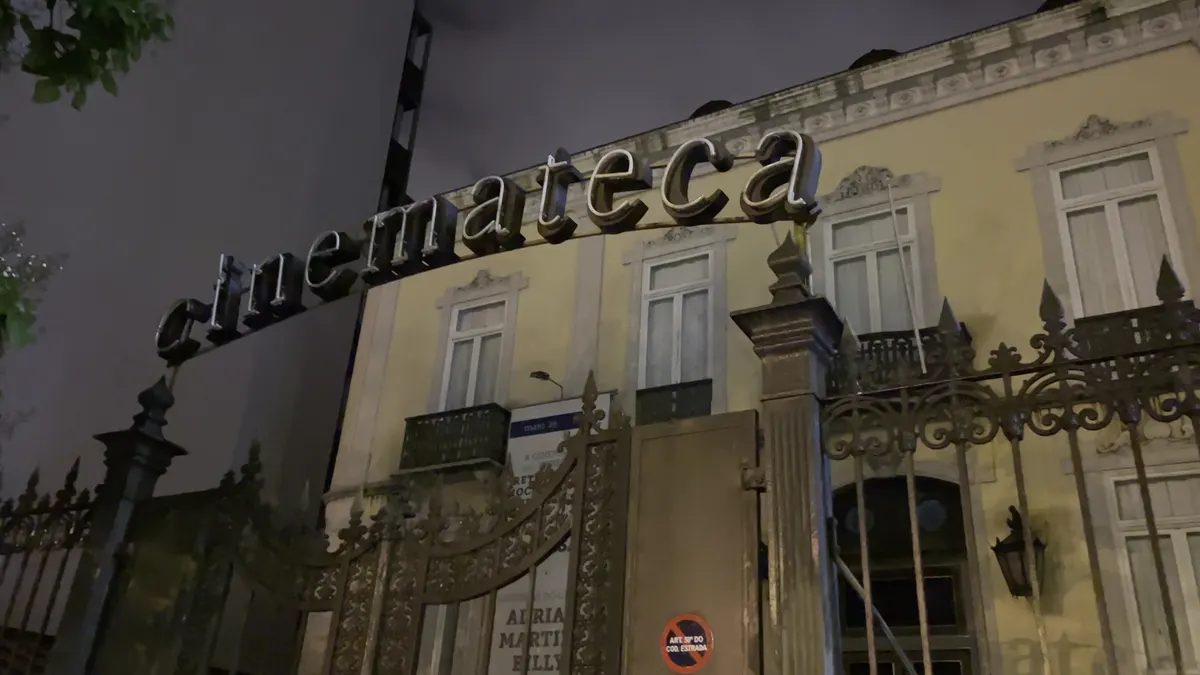 Interior at Cinemateca Portuguesa - Museu do Cinema Lisbon — travel photo