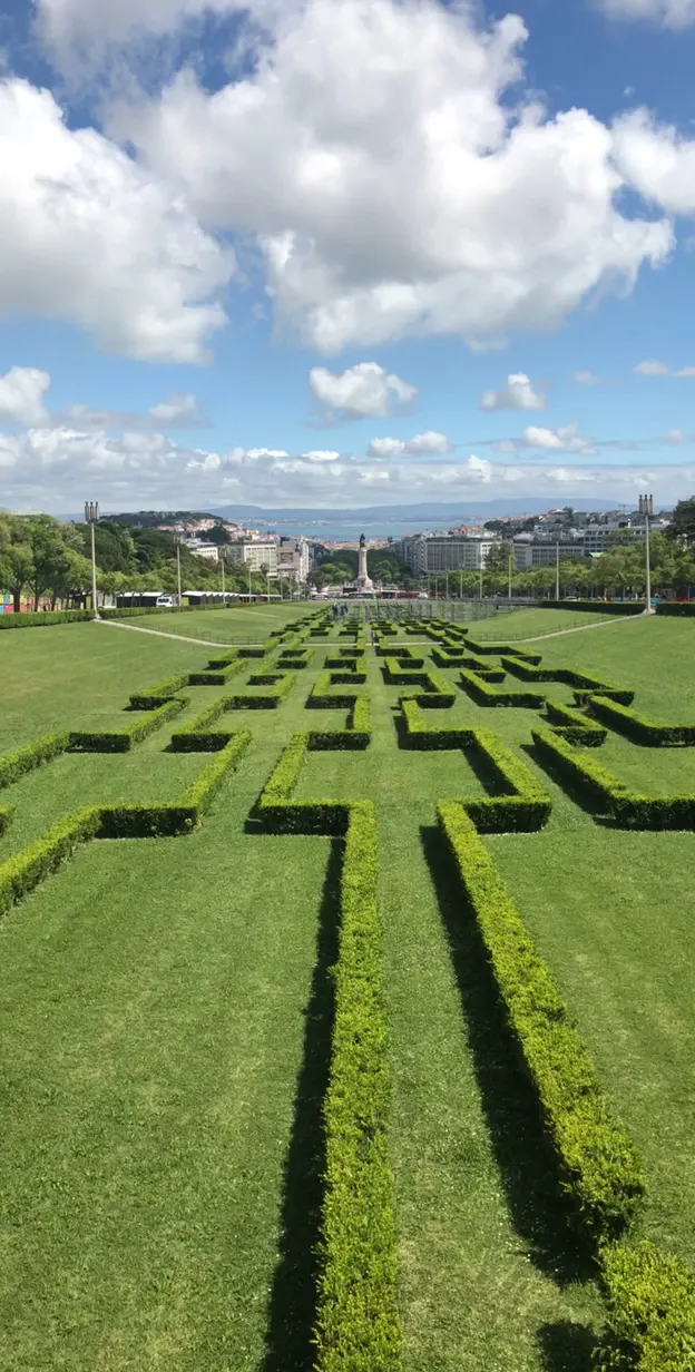 Interior at Eduardo VII Park Lisbon — travel photo