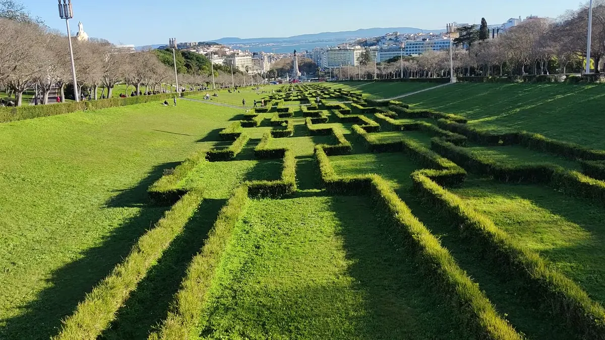 Atmosphere at Eduardo VII Park Lisbon — travel photo