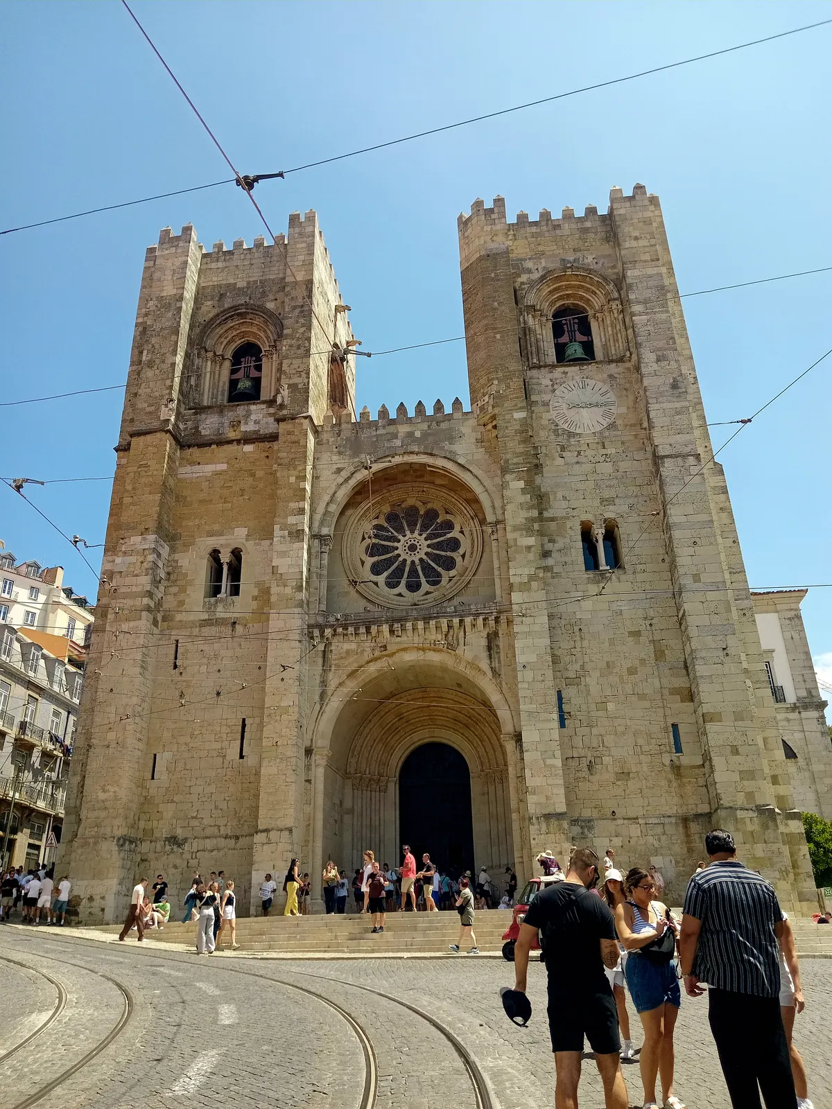 Main view at Lisbon Cathedral Lisbon — travel photo