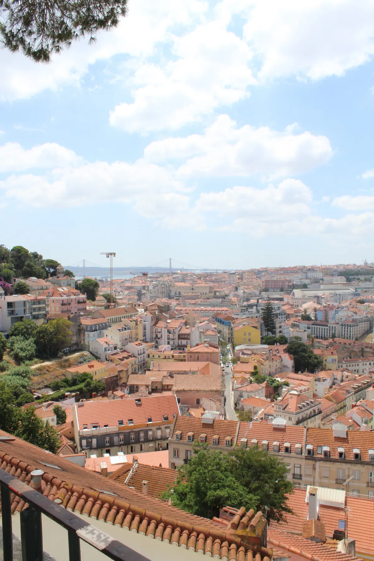 Main view at Miradouro da Graça Lisbon — travel photo
