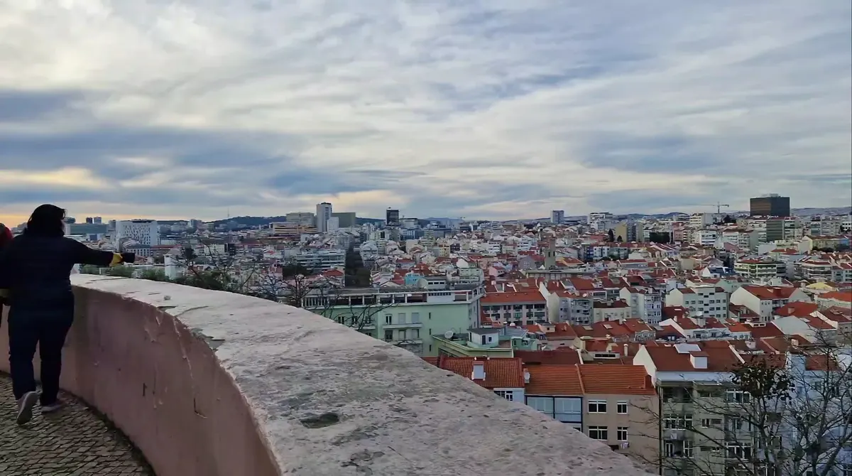 Interior at Miradouro da Penha de França Lisbon — travel photo