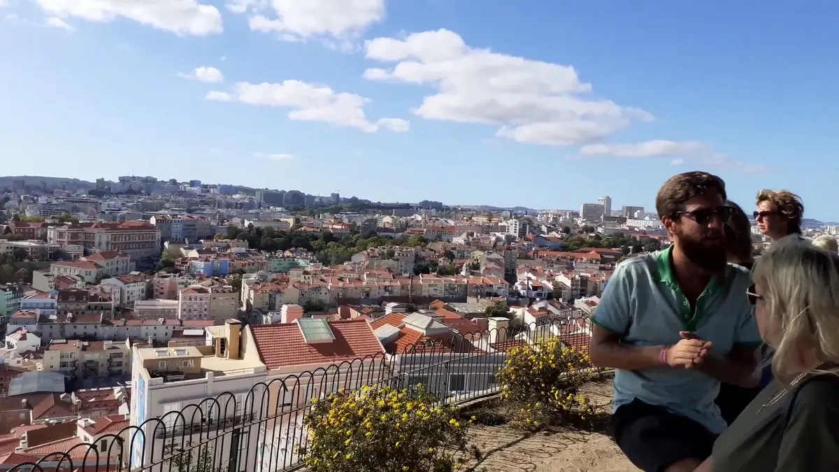 Interior at Miradouro da Senhora do Monte Lisbon — travel photo