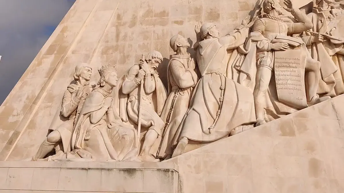 Interior at Monument to the Discoveries Lisbon — travel photo