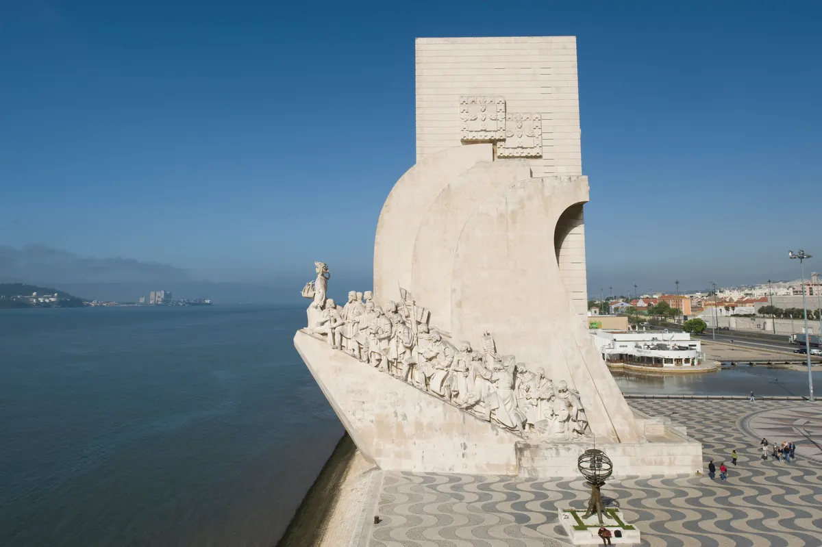 Atmosphere at Monument to the Discoveries Lisbon — travel photo