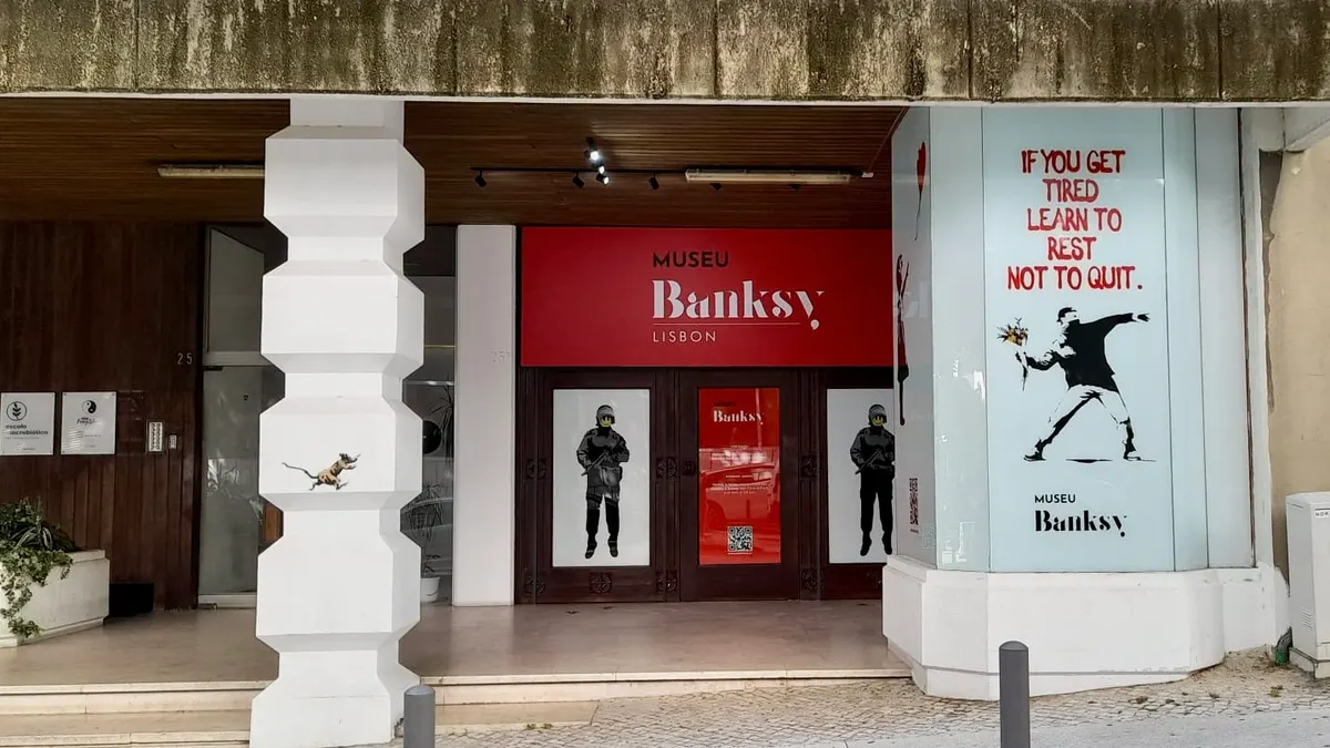 Details at Museu Banksy - Lisbon Lisbon — travel photo