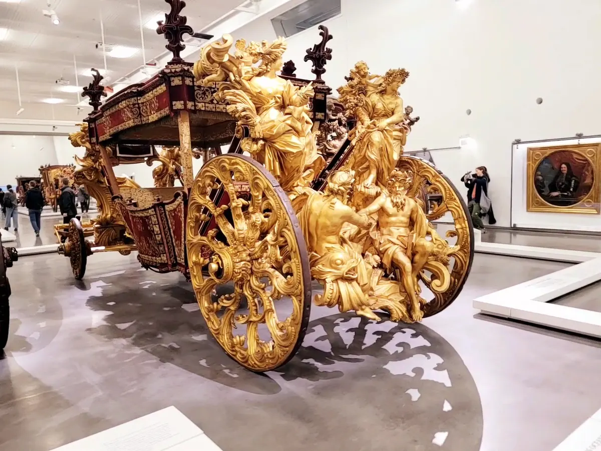 Interior at National Coach Museum Lisbon — travel photo