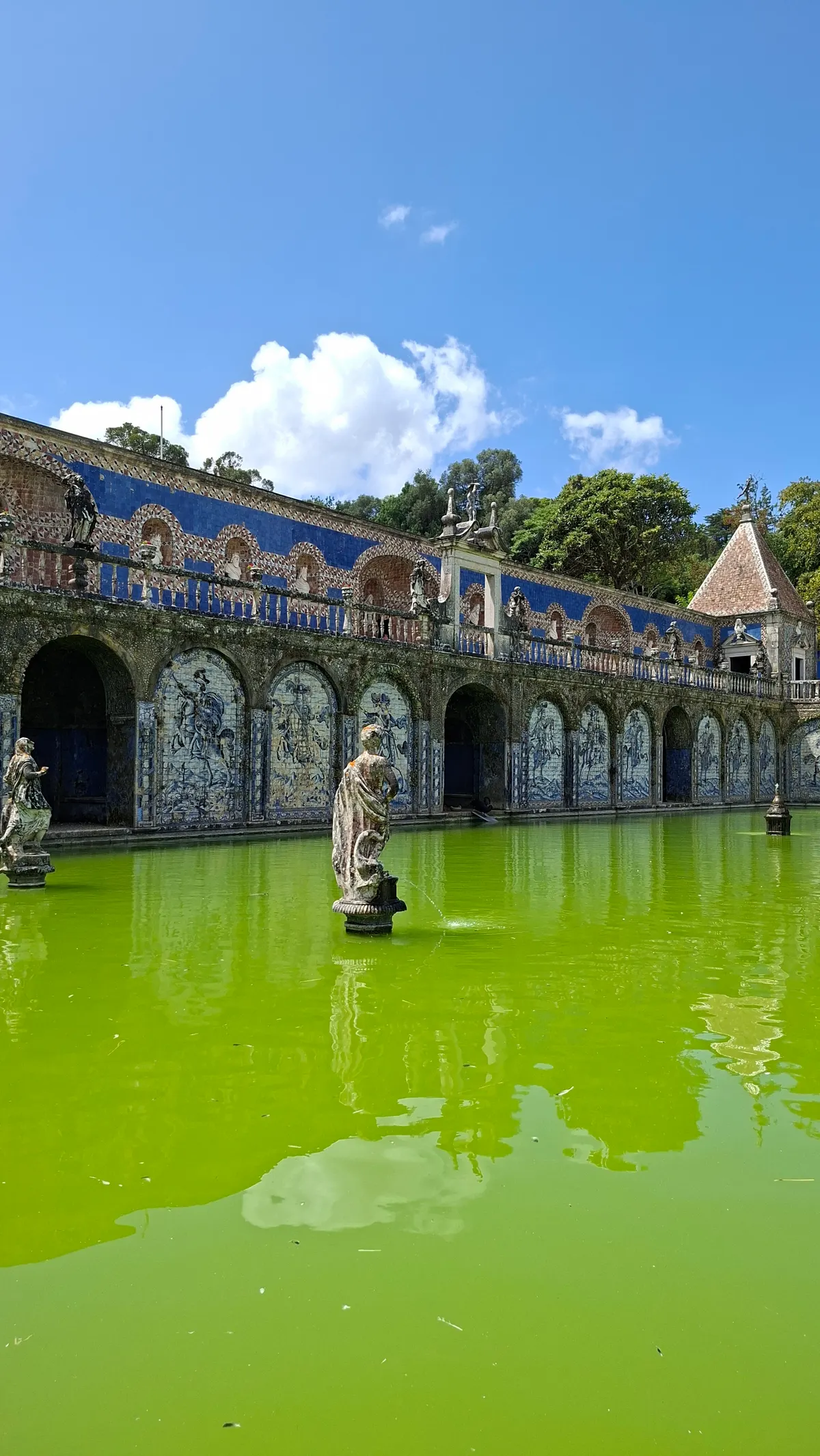 Main view at Palace Fronteira Lisbon — travel photo