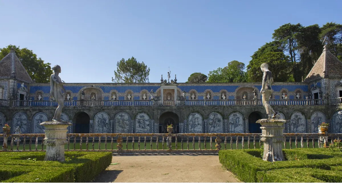 Details at Palace Fronteira Lisbon — travel photo