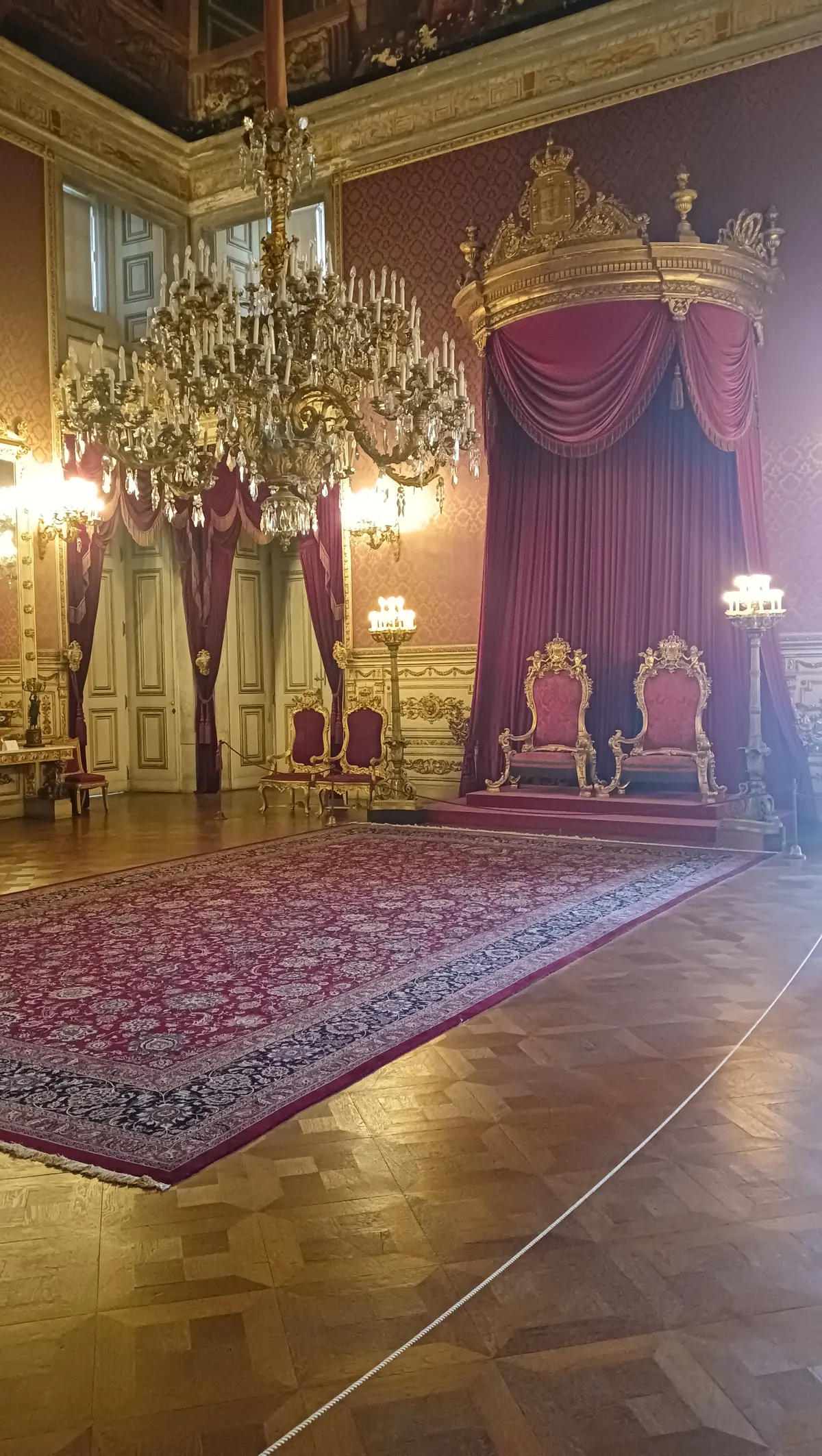 Main view at Palácio Nacional da Ajuda Lisbon — travel photo
