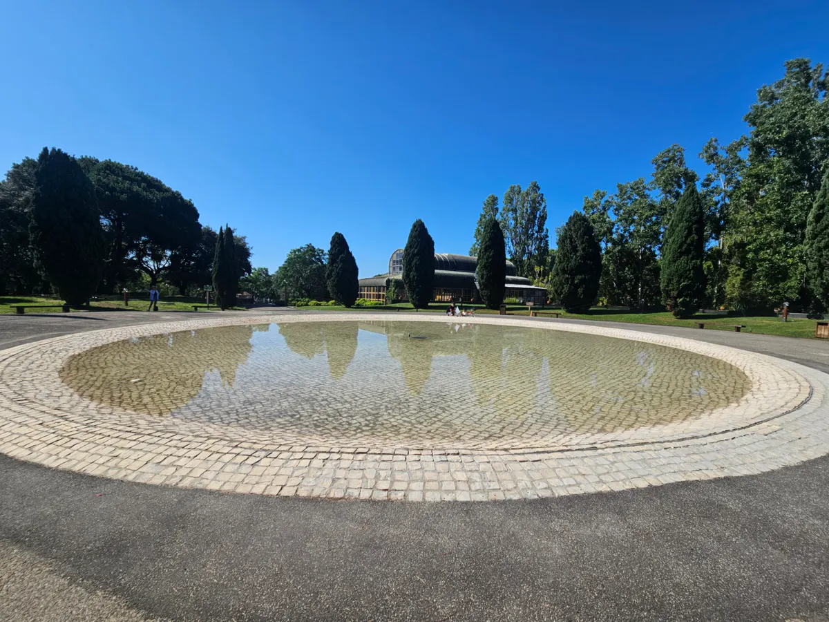 Atmosphere at Parque Recreativo do Alto da Serafina Lisbon — travel photo