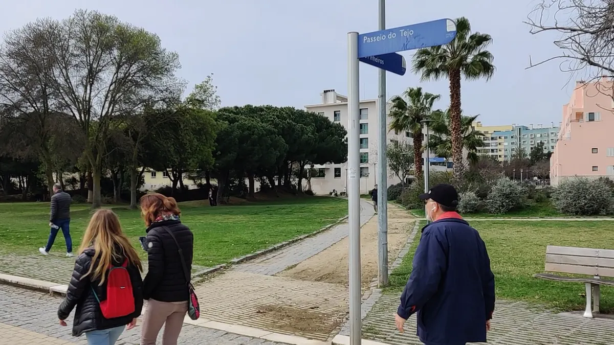 Interior at Parque Urbano do Tejo Lisbon — travel photo