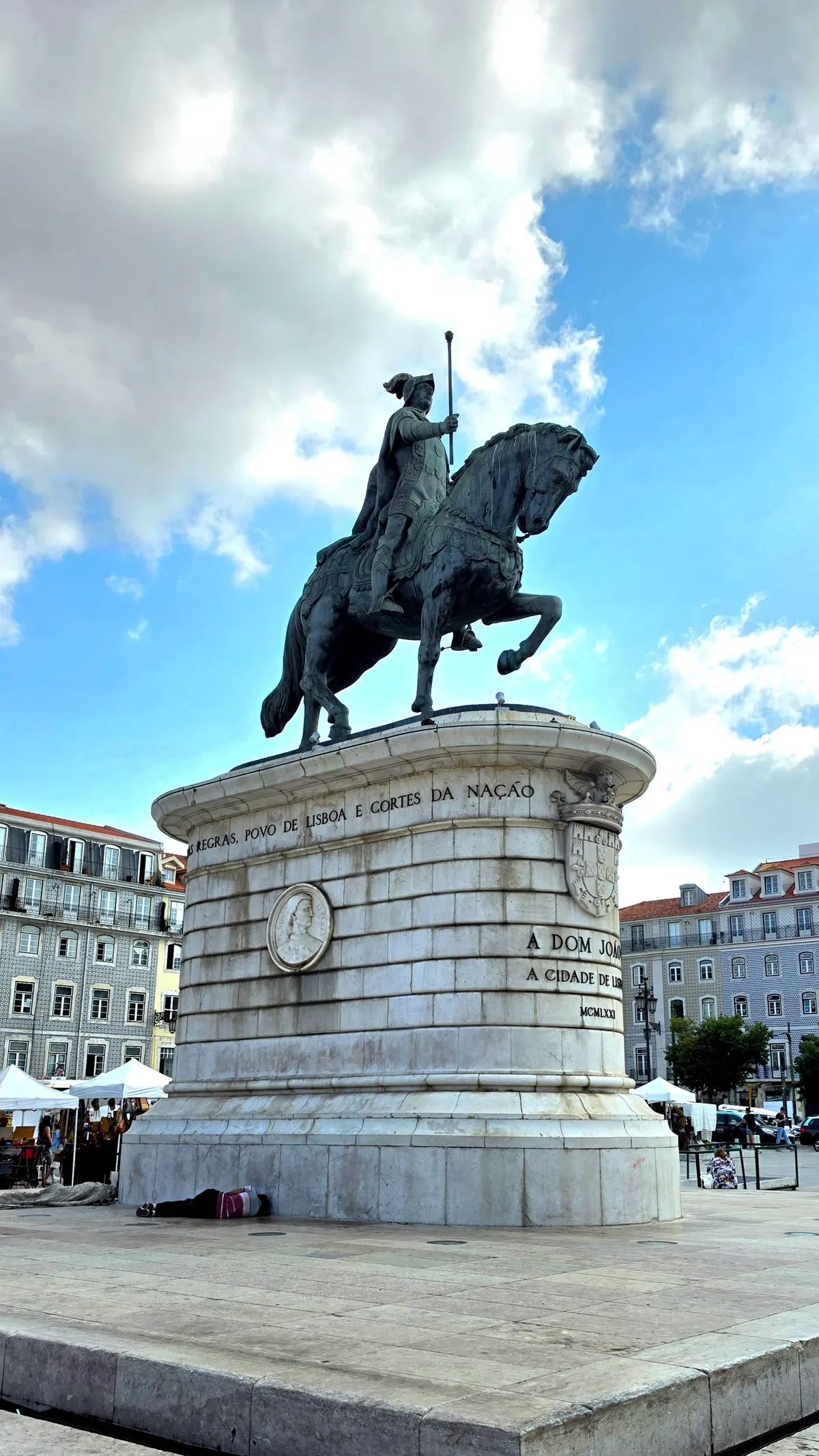 Main view at Praça da Figueira Lisbon — travel photo