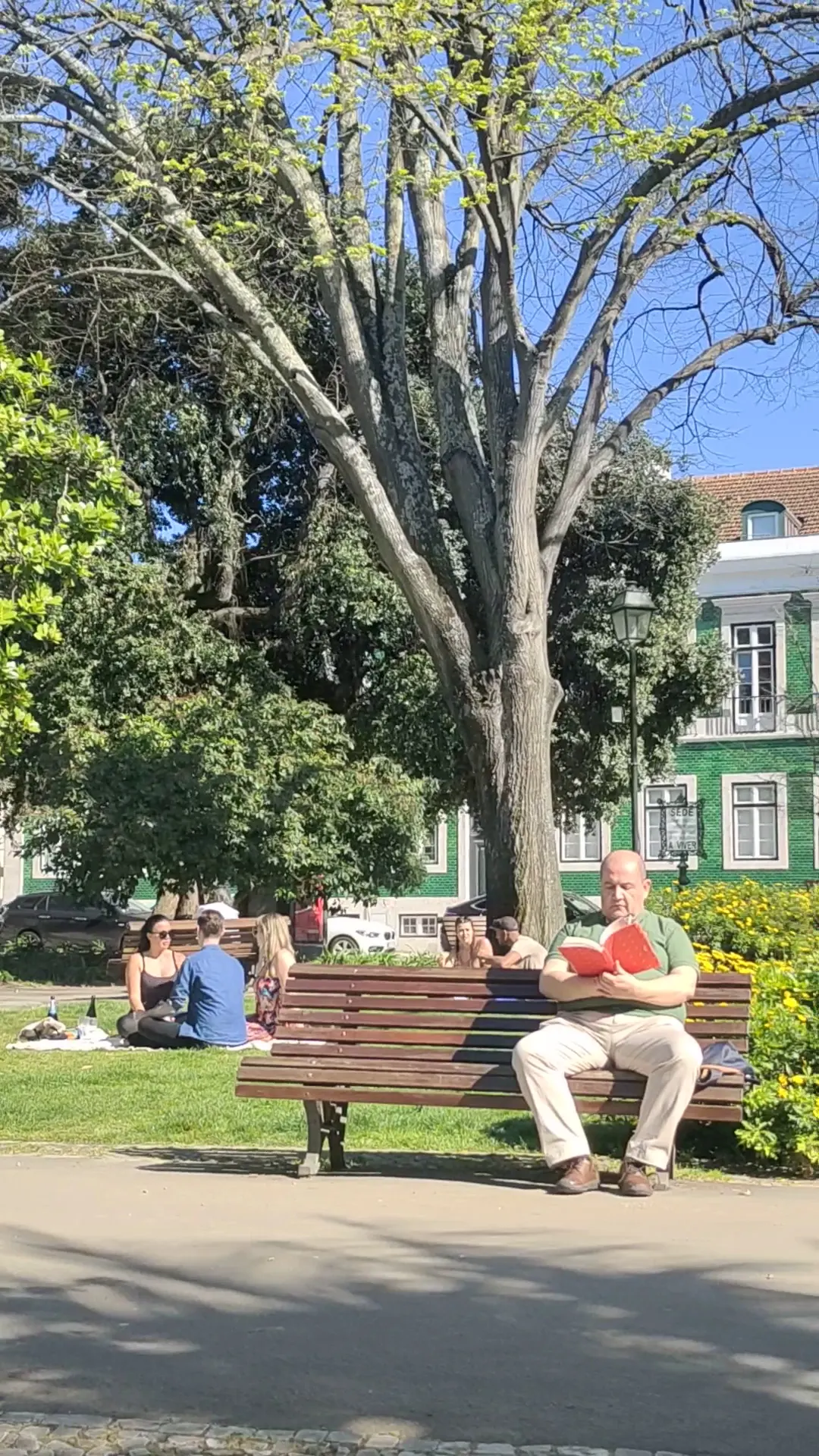 Interior at Principe Real Garden Lisbon — travel photo