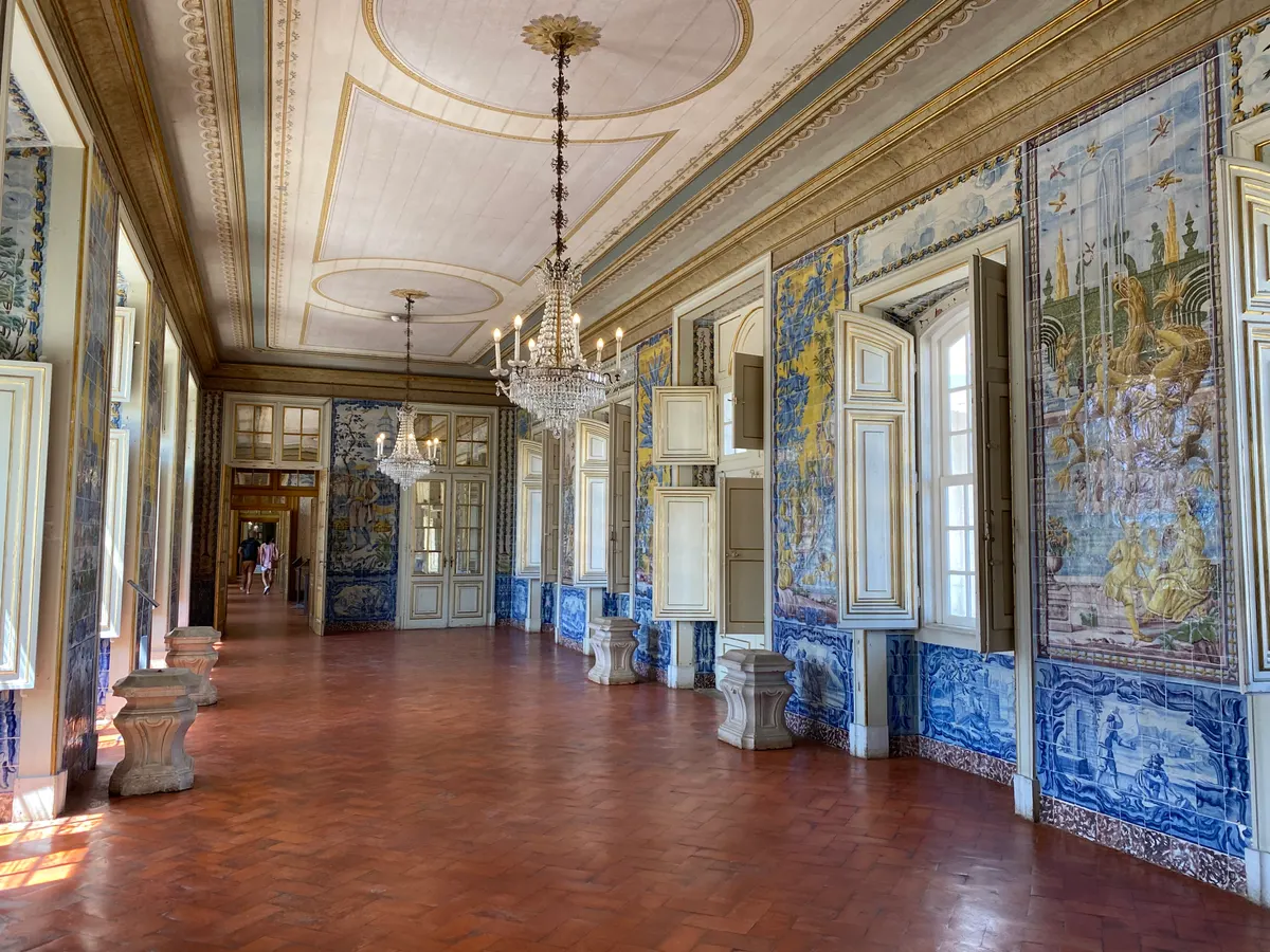 Atmosphere at Queluz National Palace Lisbon — travel photo