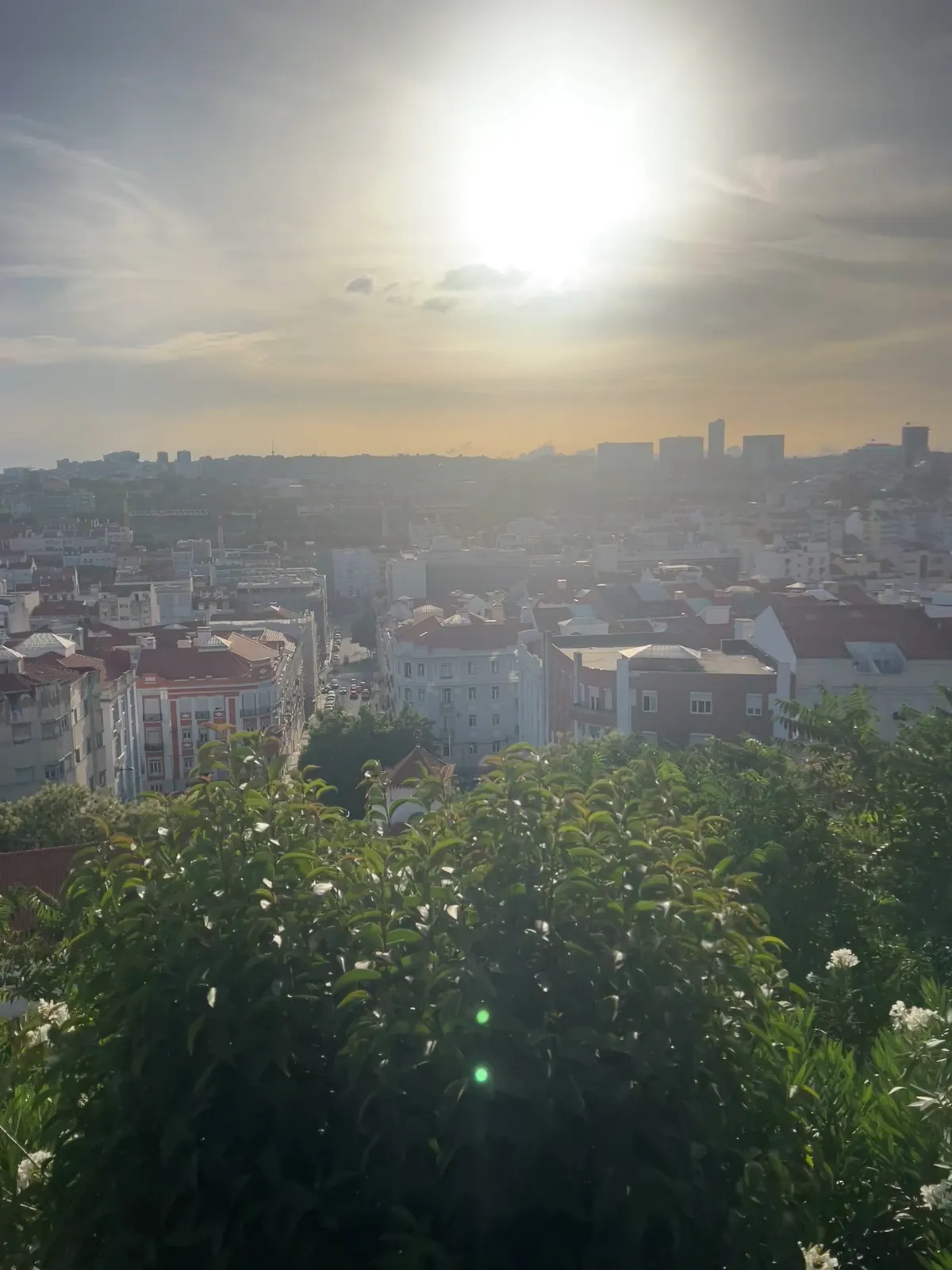 Interior at Viewpoint of Monte Agudo Lisbon — travel photo
