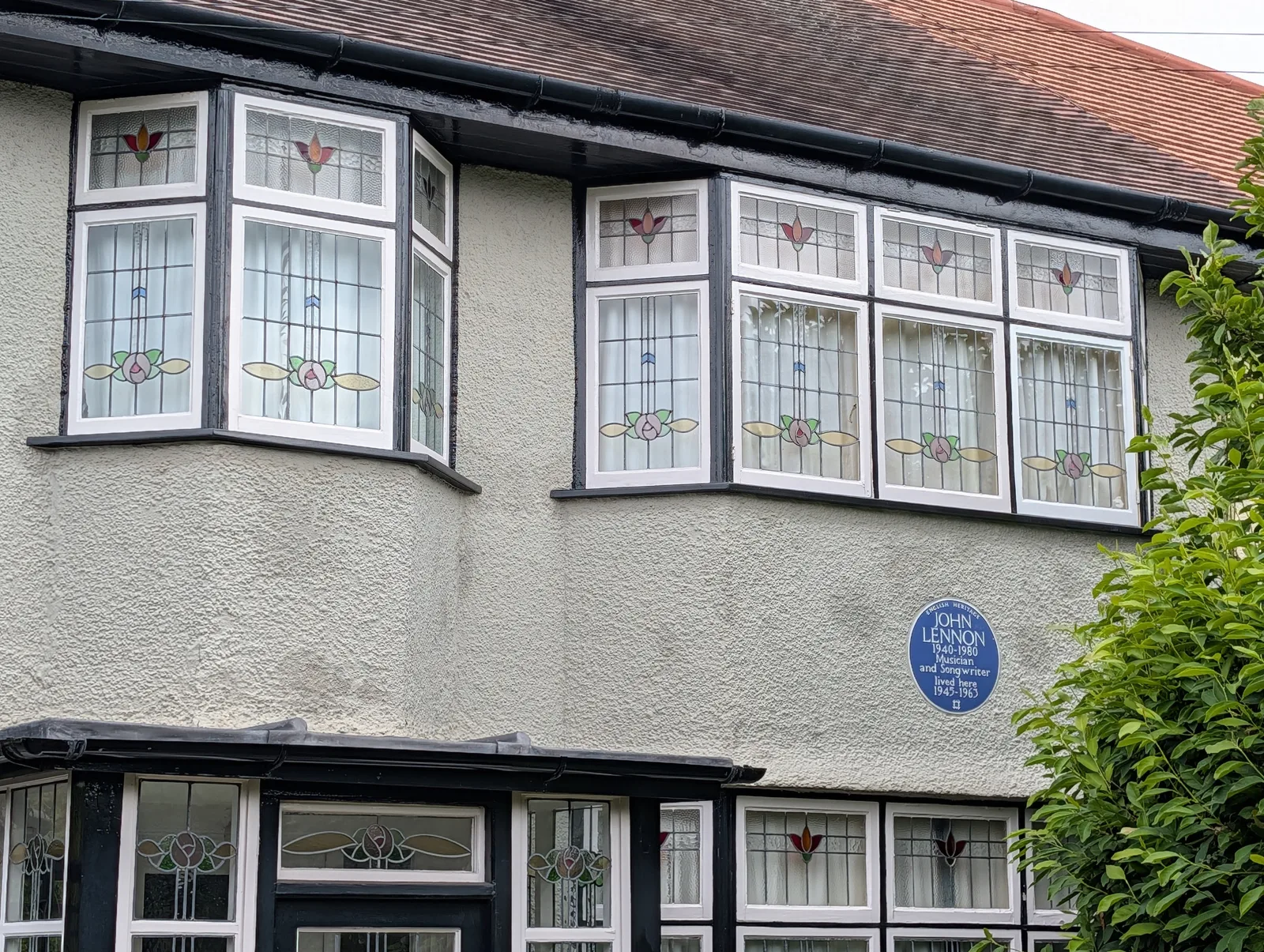 Main view at 251 Menlove Avenue - John Lennon home Liverpool — travel photo