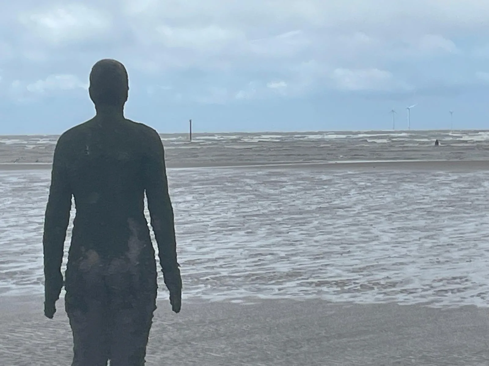 Main view at Another Place by Antony Gormley Liverpool — travel photo