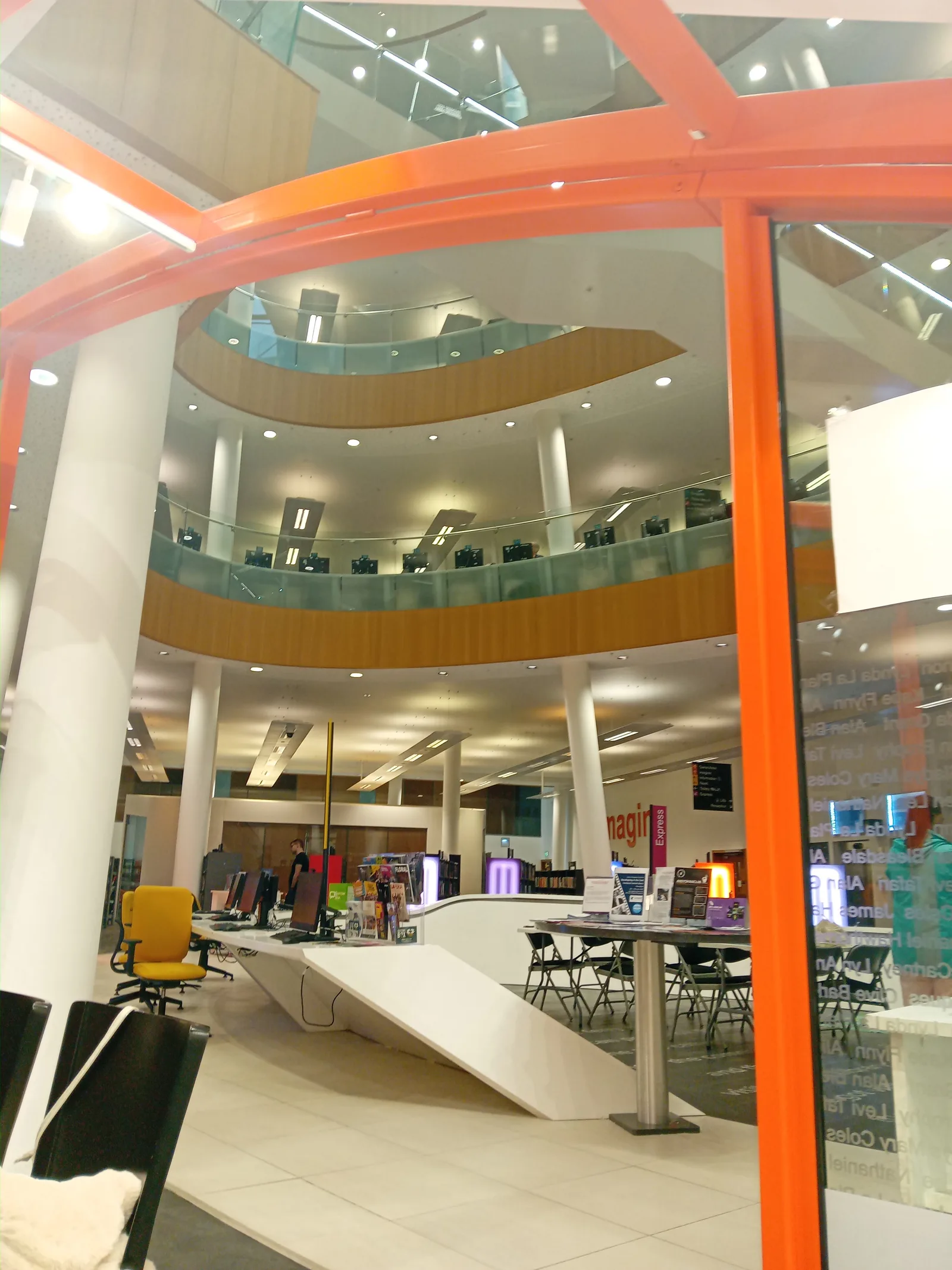 Main view at Central Library Liverpool — travel photo