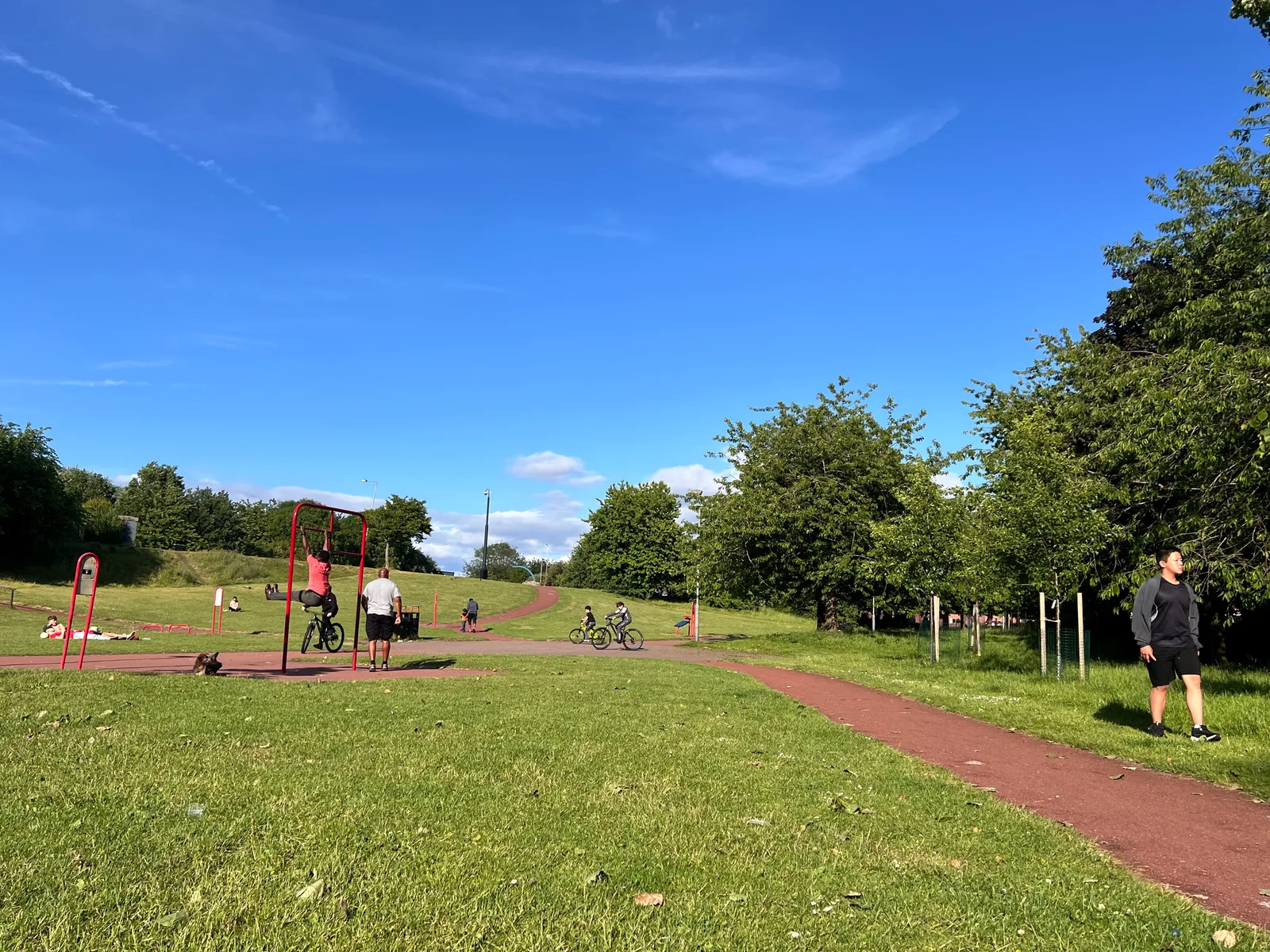Atmosphere at Crown Street Park Liverpool — travel photo