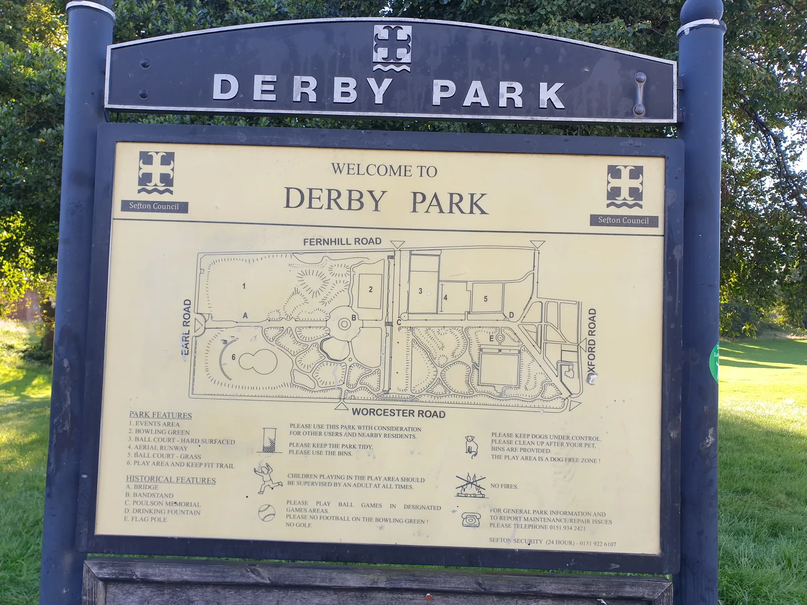 Interior at Derby Park Liverpool — travel photo