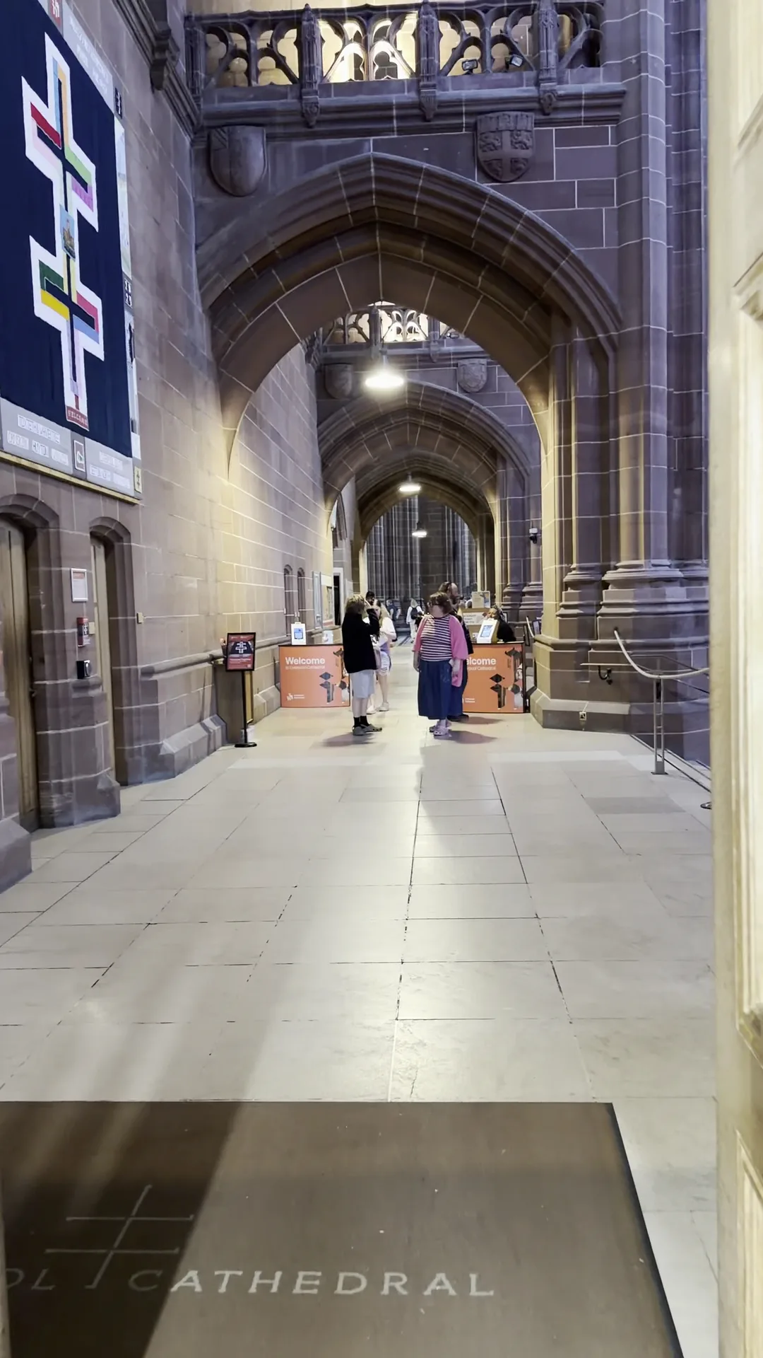Atmosphere at Liverpool Cathedral Liverpool — travel photo