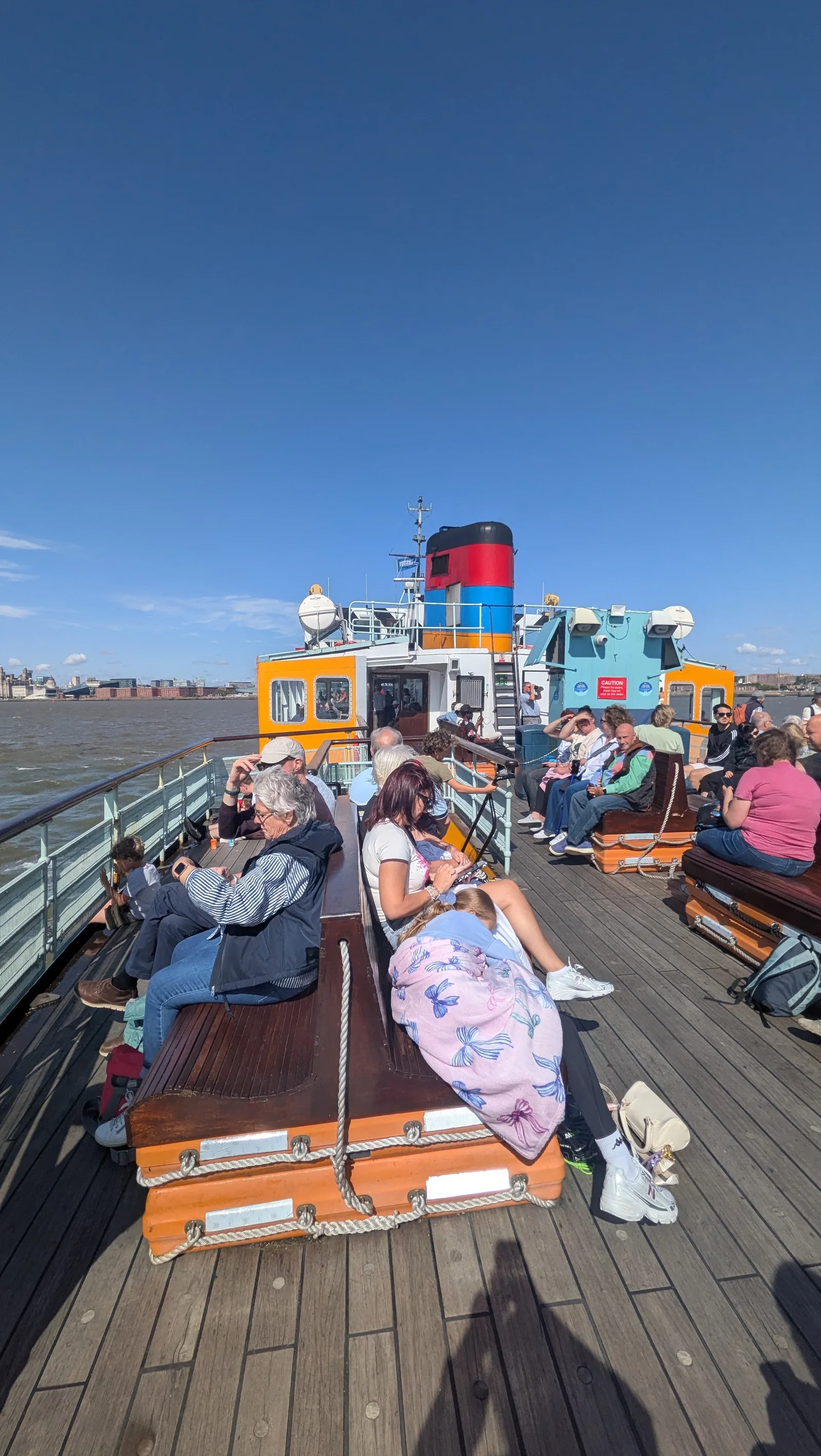 Details at Mersey Ferries Liverpool — travel photo