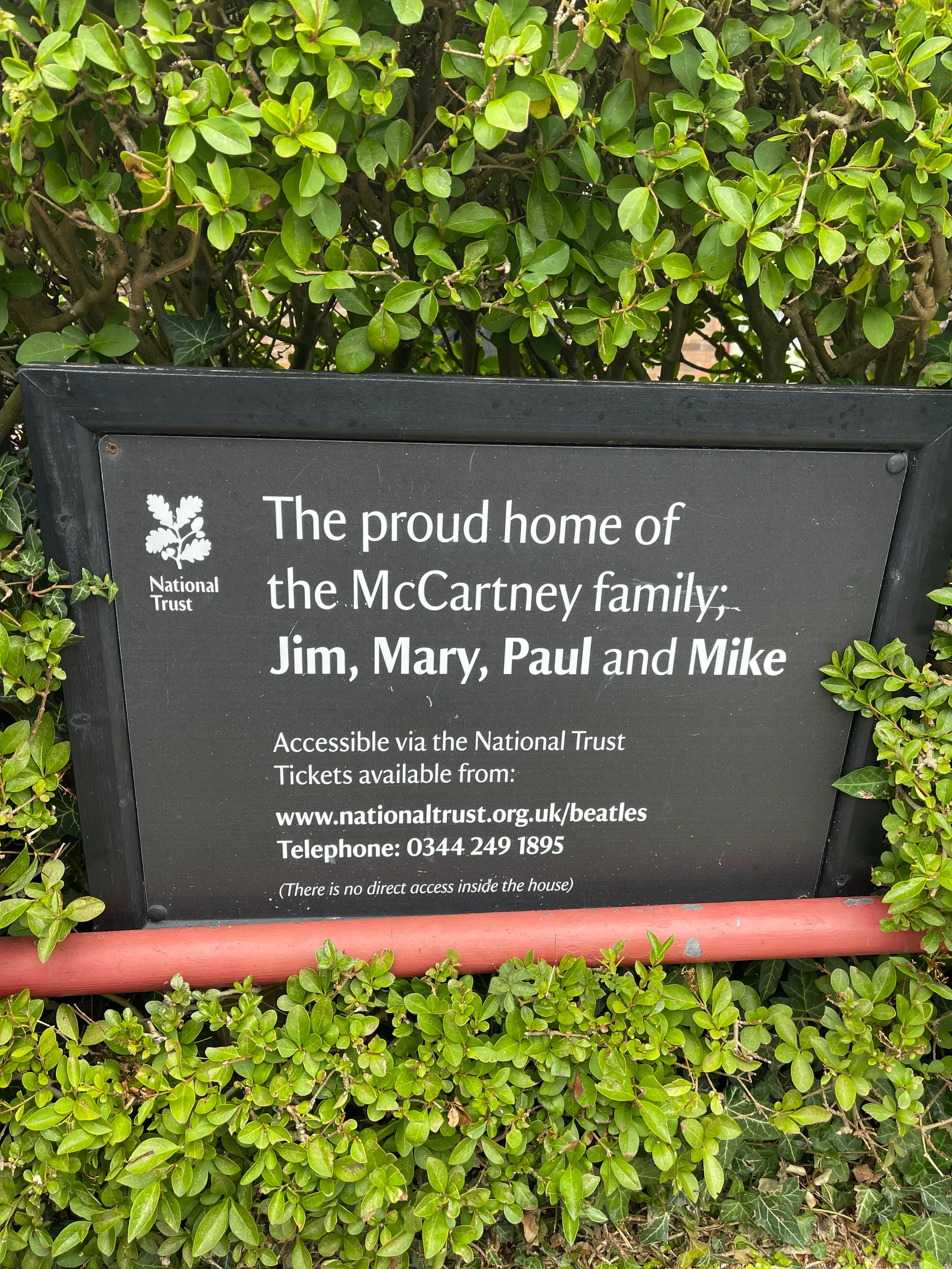 Interior at National Trust - Paul McCartney's Childhood House Liverpool — travel photo