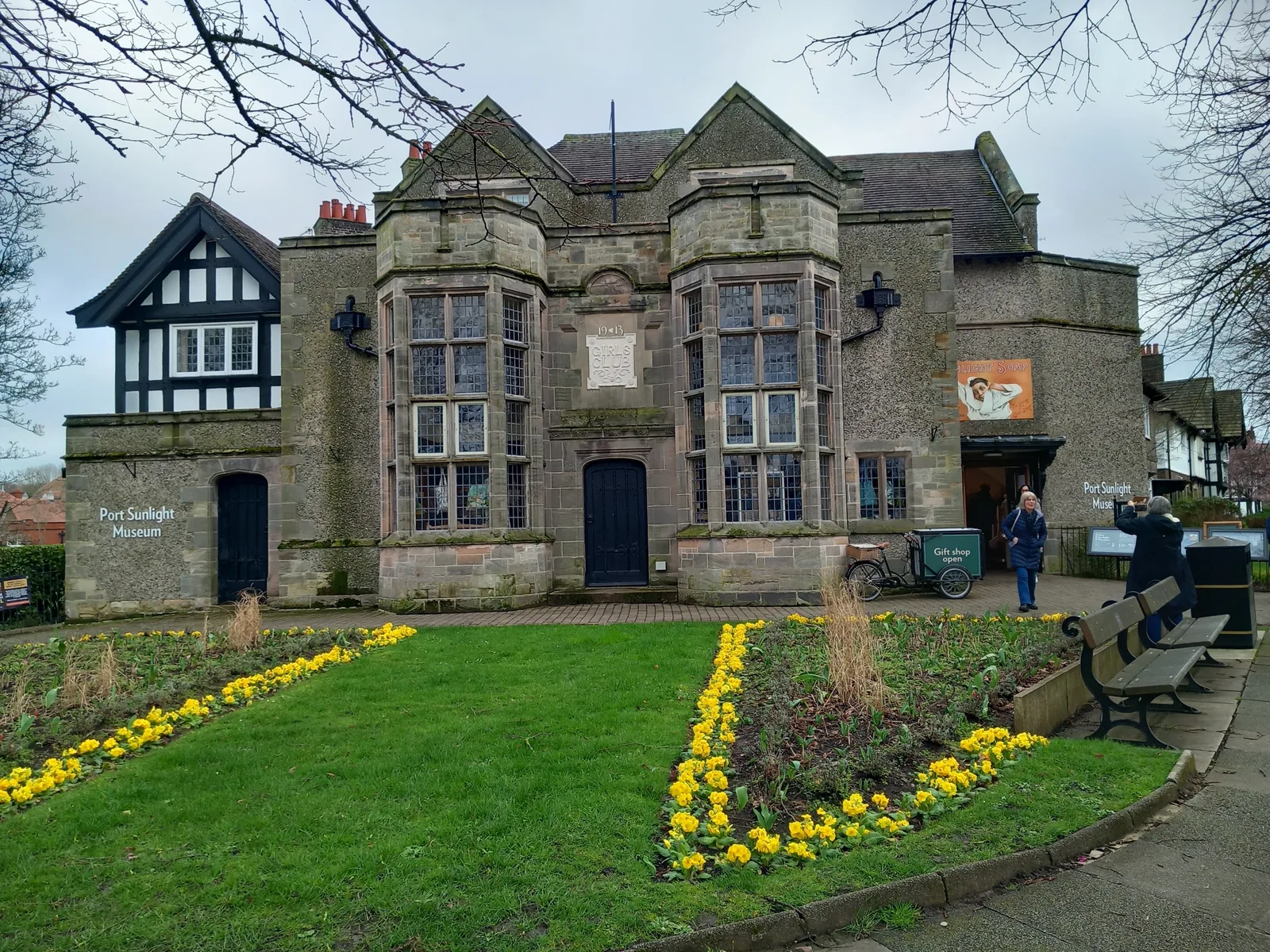 Main view at Port Sunlight Museum Liverpool — travel photo