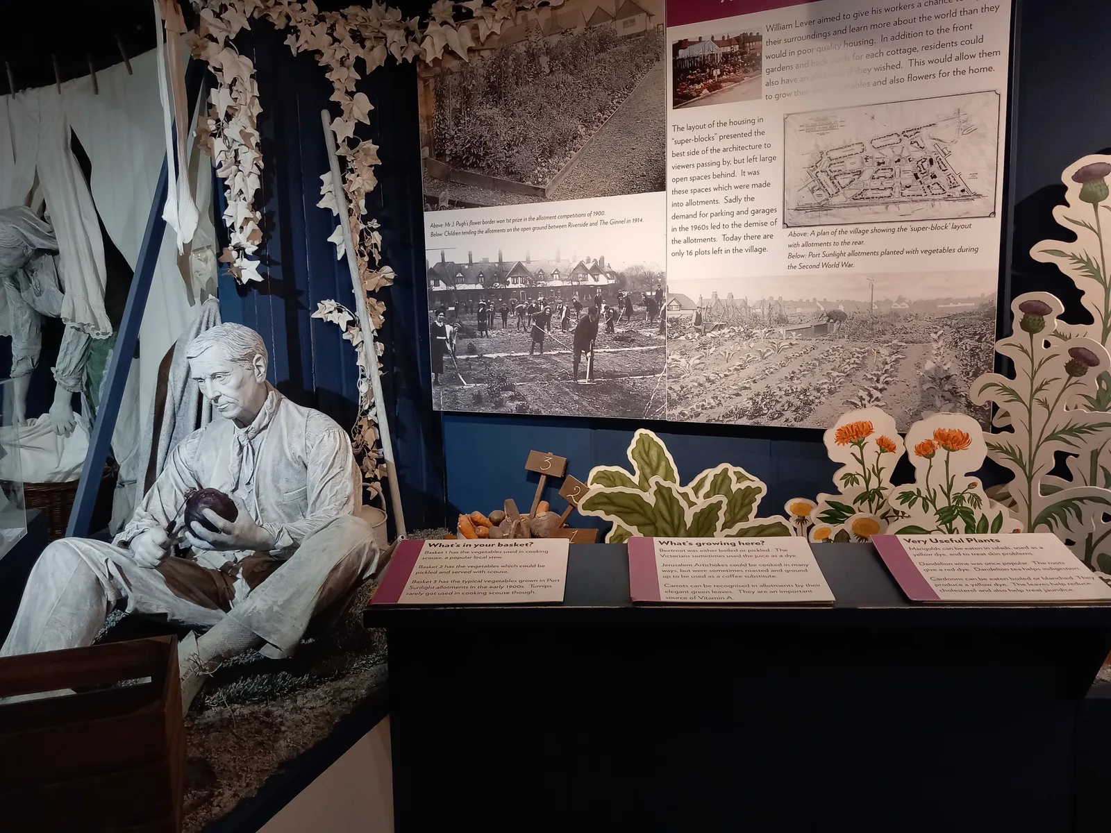 Details at Port Sunlight Museum Liverpool — travel photo