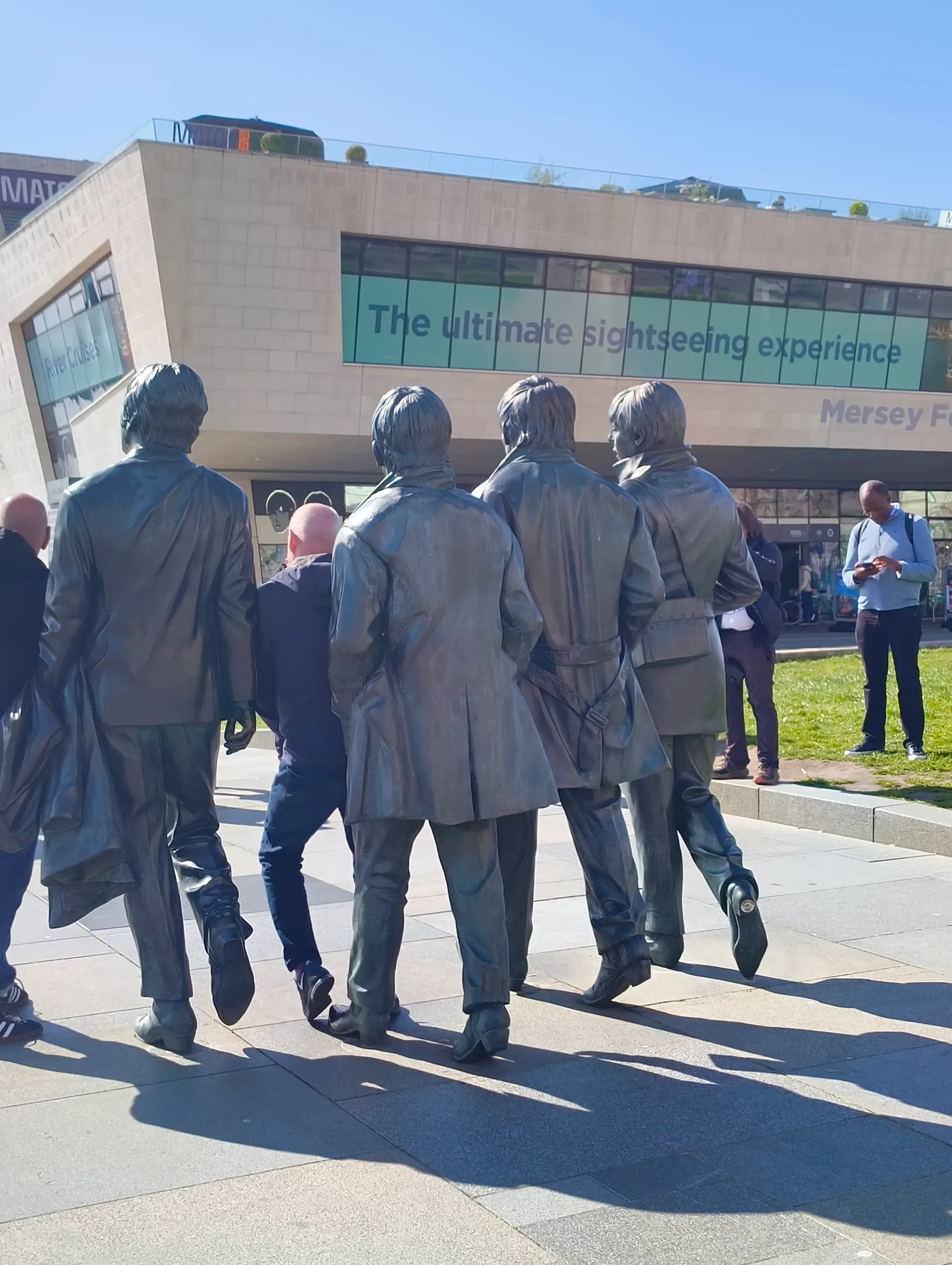 Details at The Beatles Statues Liverpool — travel photo