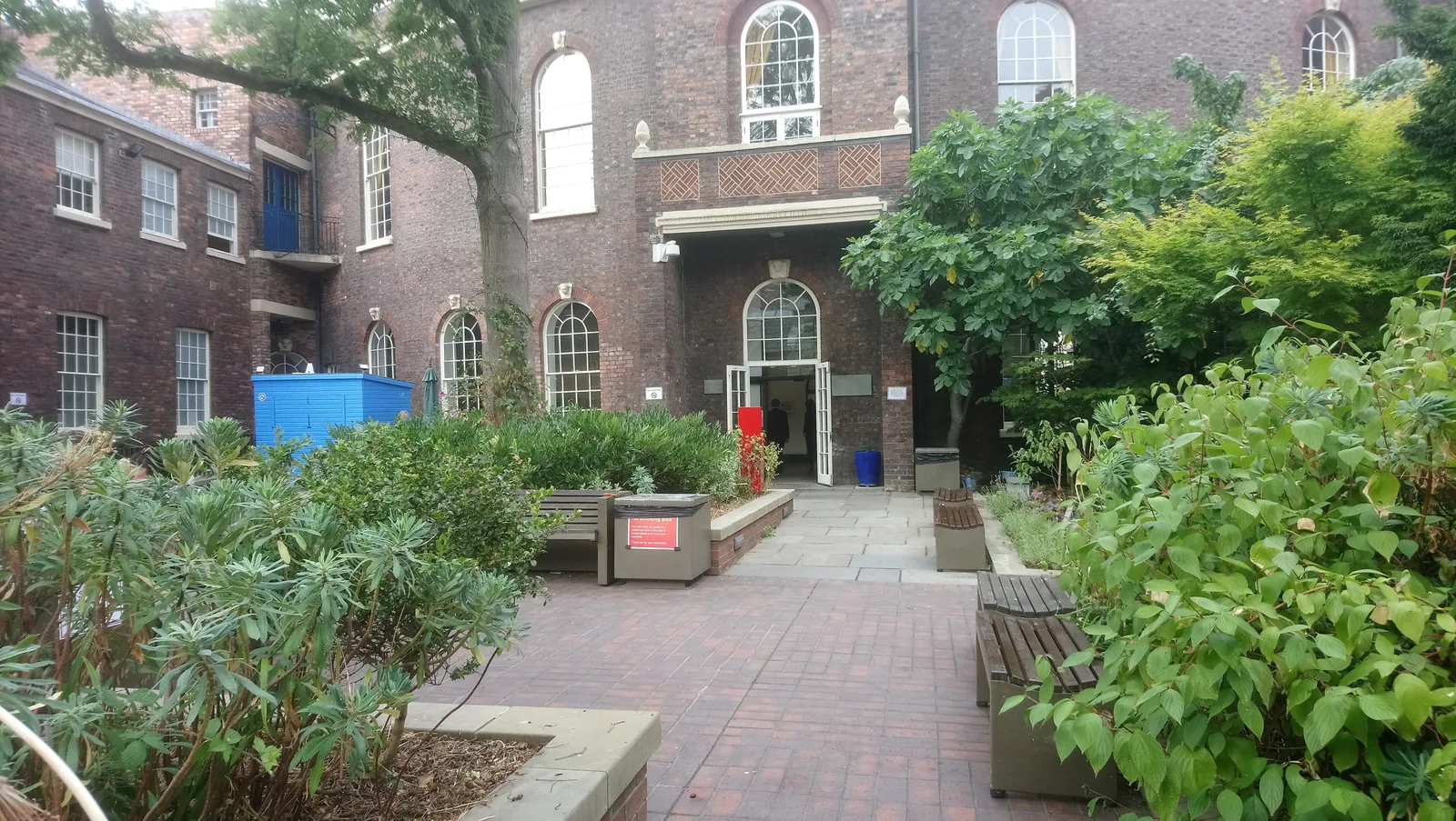 Interior at The Bluecoat Garden Liverpool — travel photo