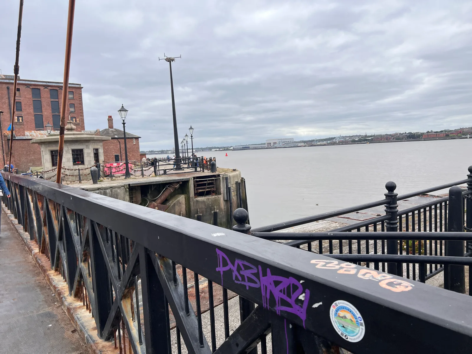 Atmosphere at The Swing Bridge - Royal Albert DockU K Liverpool — travel photo