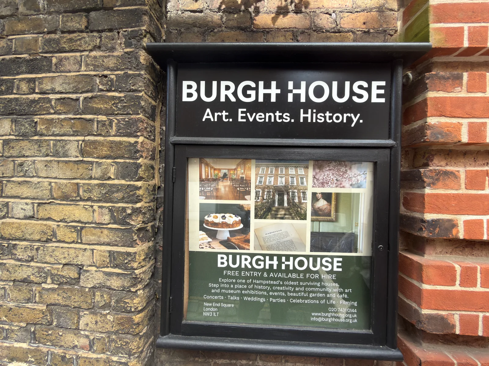 Interior at Burgh House London — travel photo