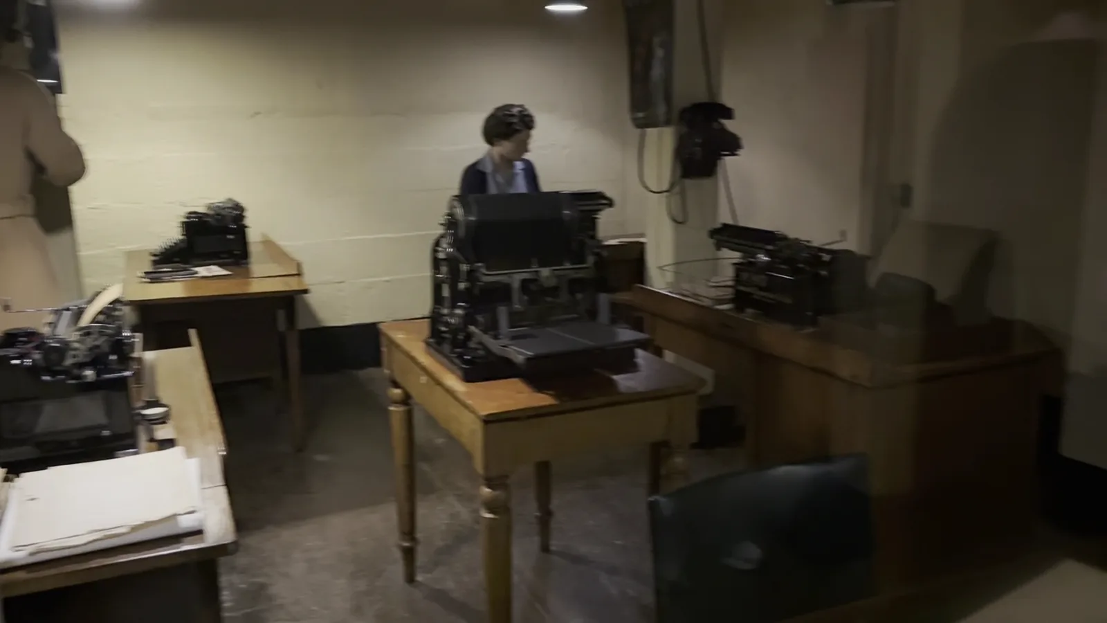 Interior at Churchill War Rooms London — travel photo