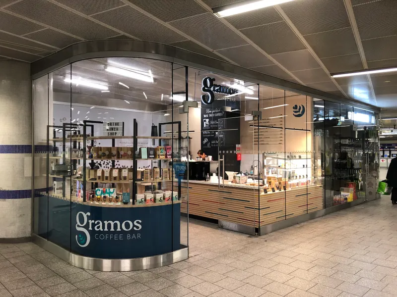 Gramos Coffee Bar (underground, sub-level -1)